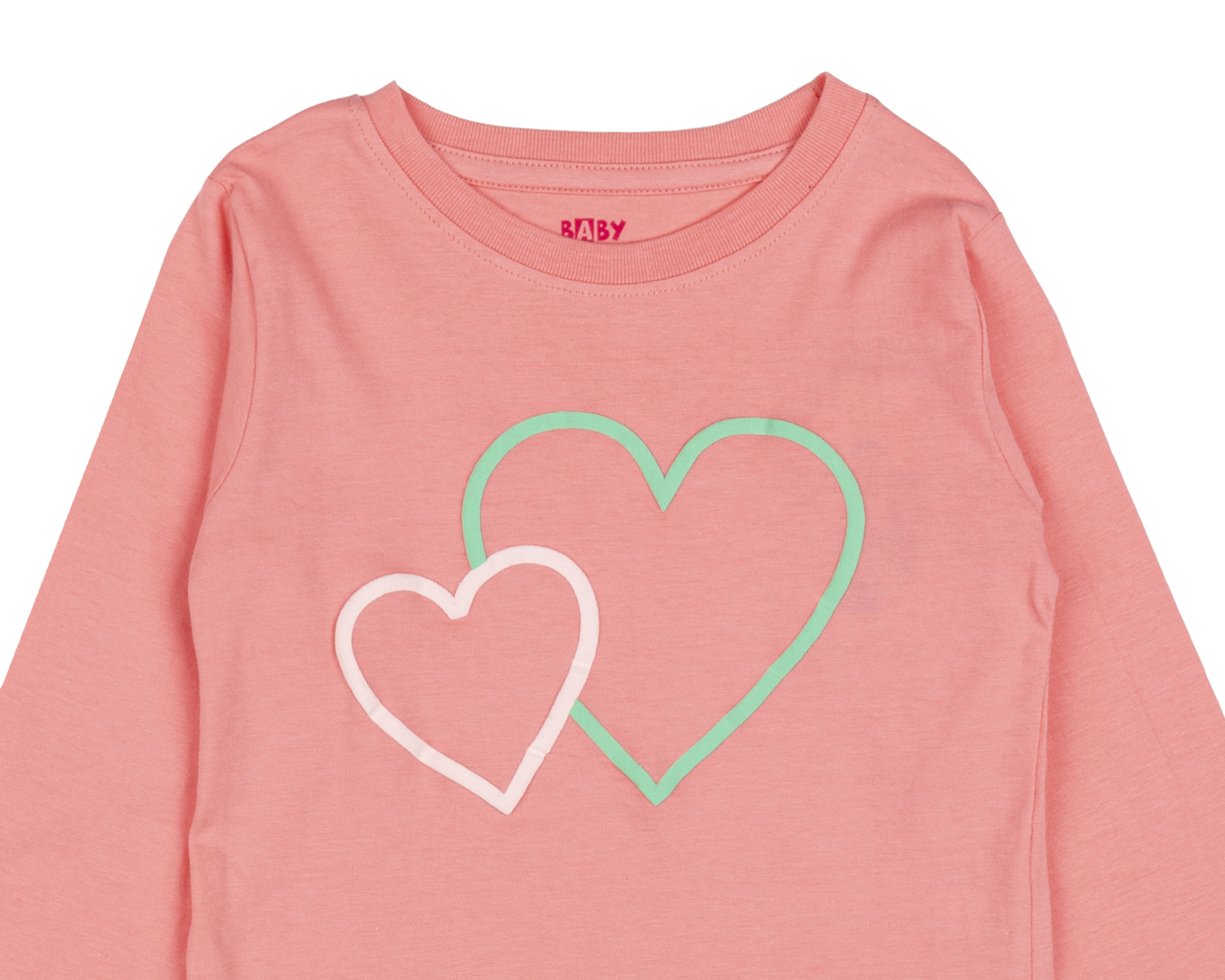 Foto 4 pulgar | Foto 3 | Playera Baby Colors para Bebé Niña 2 Piezas