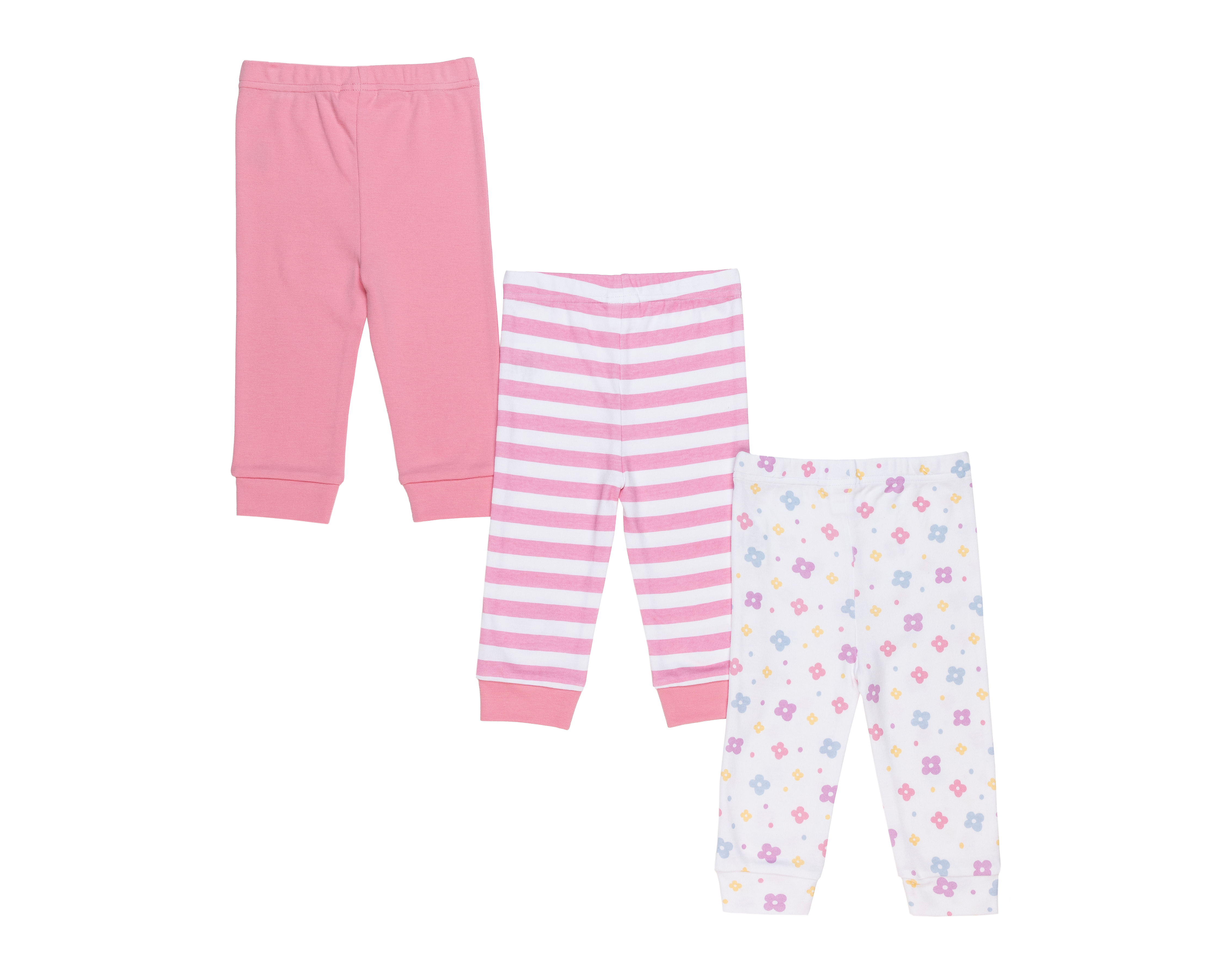 Foto 3 pulgar | Foto 2 | Pantalón Baby Colors de Algodón para Bebé Niña 3 Piezas