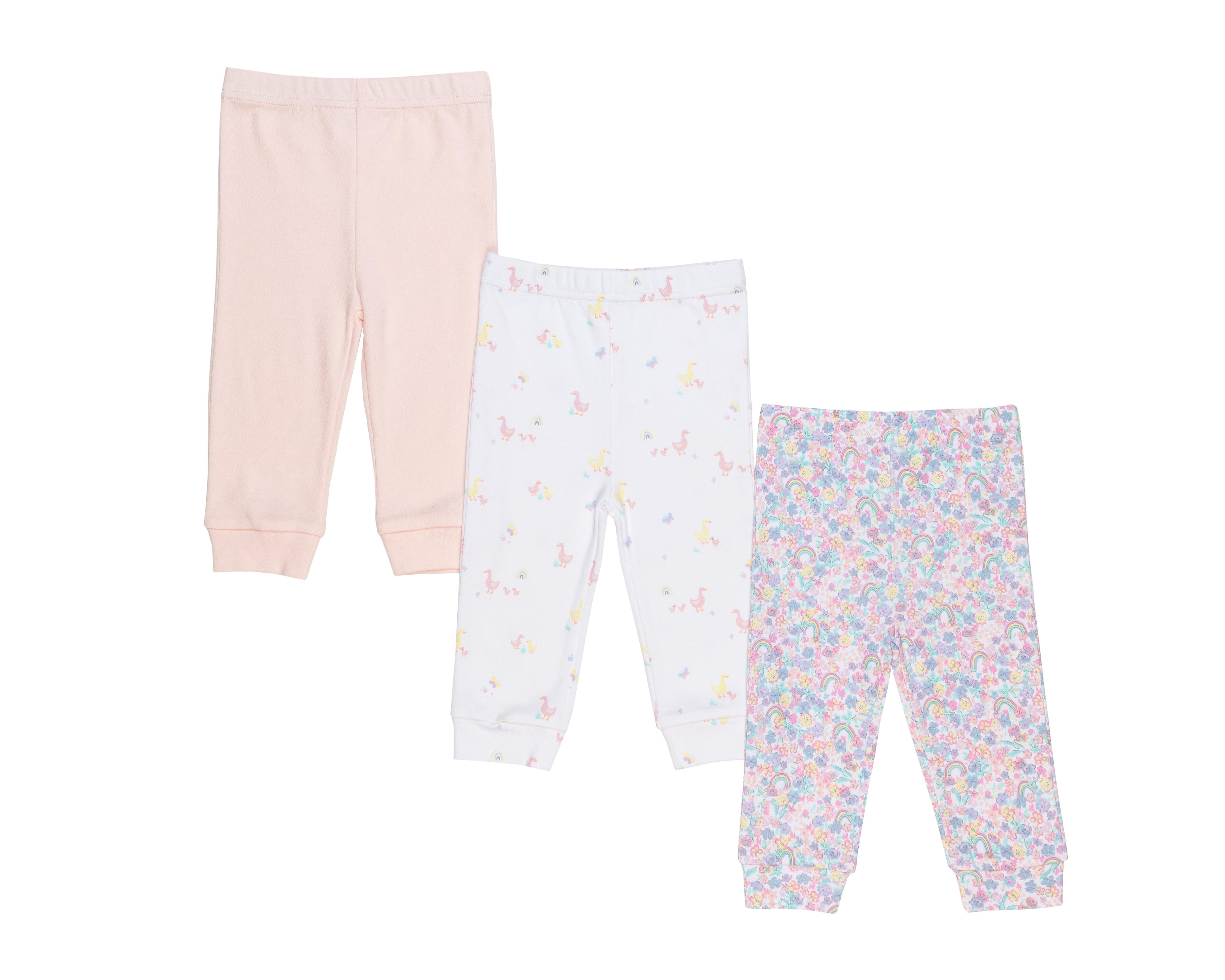 Foto 1 | Foto 1 | Pantalón Bam-Bu de Algodón para Bebé Niña 3 Piezas