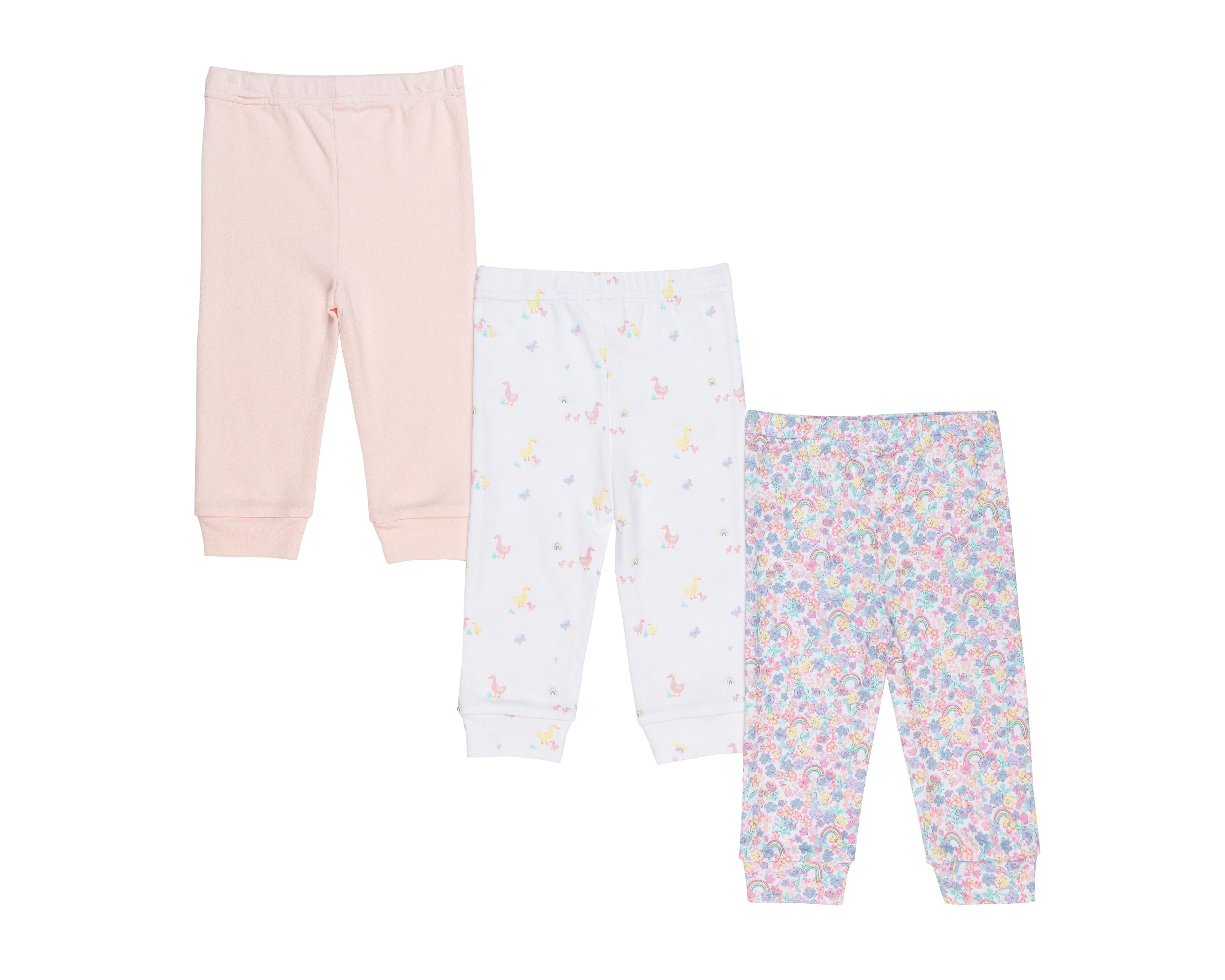 Foto 3 pulgar | Foto 2 | Pantalón Bam-Bu de Algodón para Bebé Niña 3 Piezas