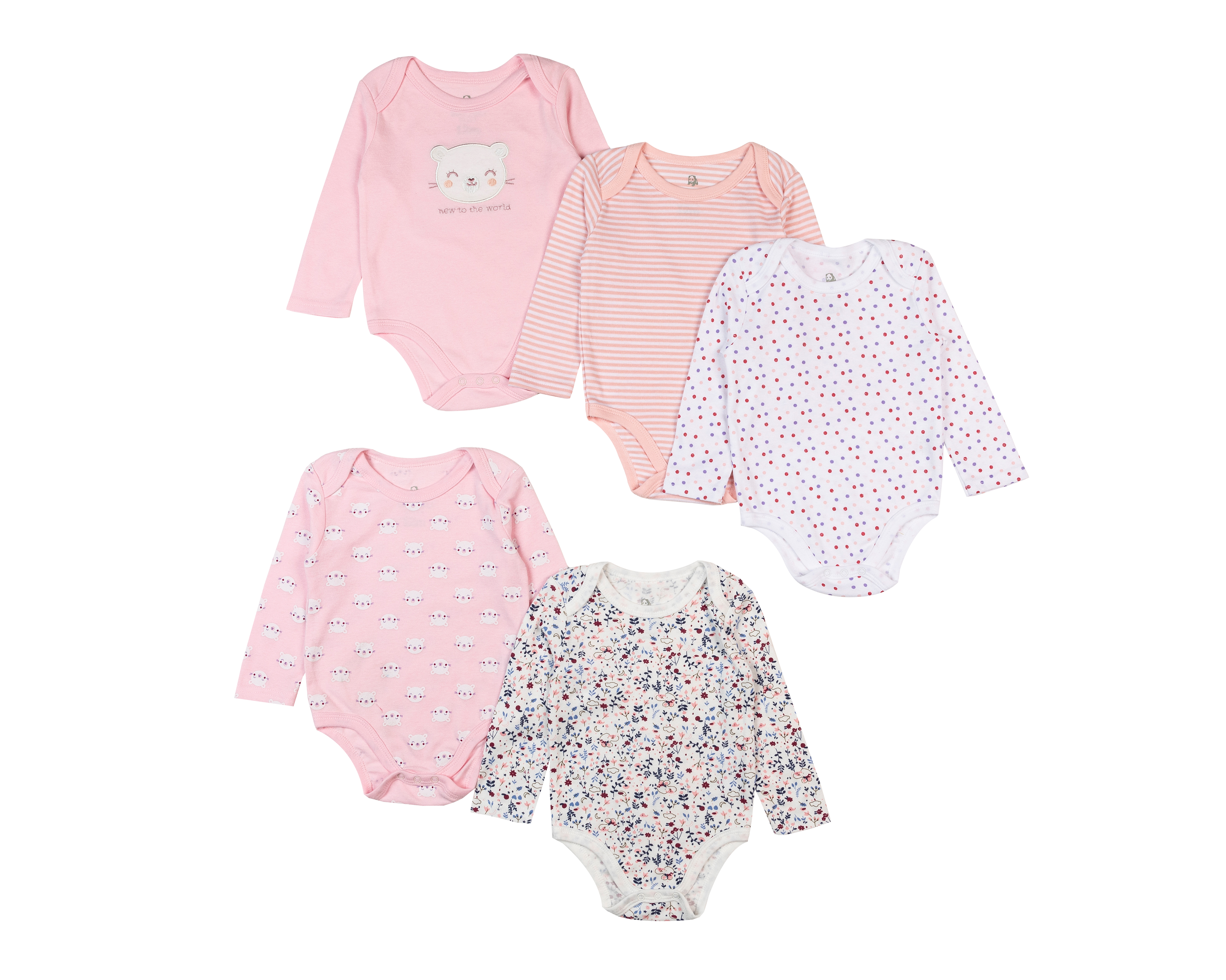 Foto 2 pulgar | Foto 1 | Pañalero Bam-Bu para Bebé Niña 5 Piezas