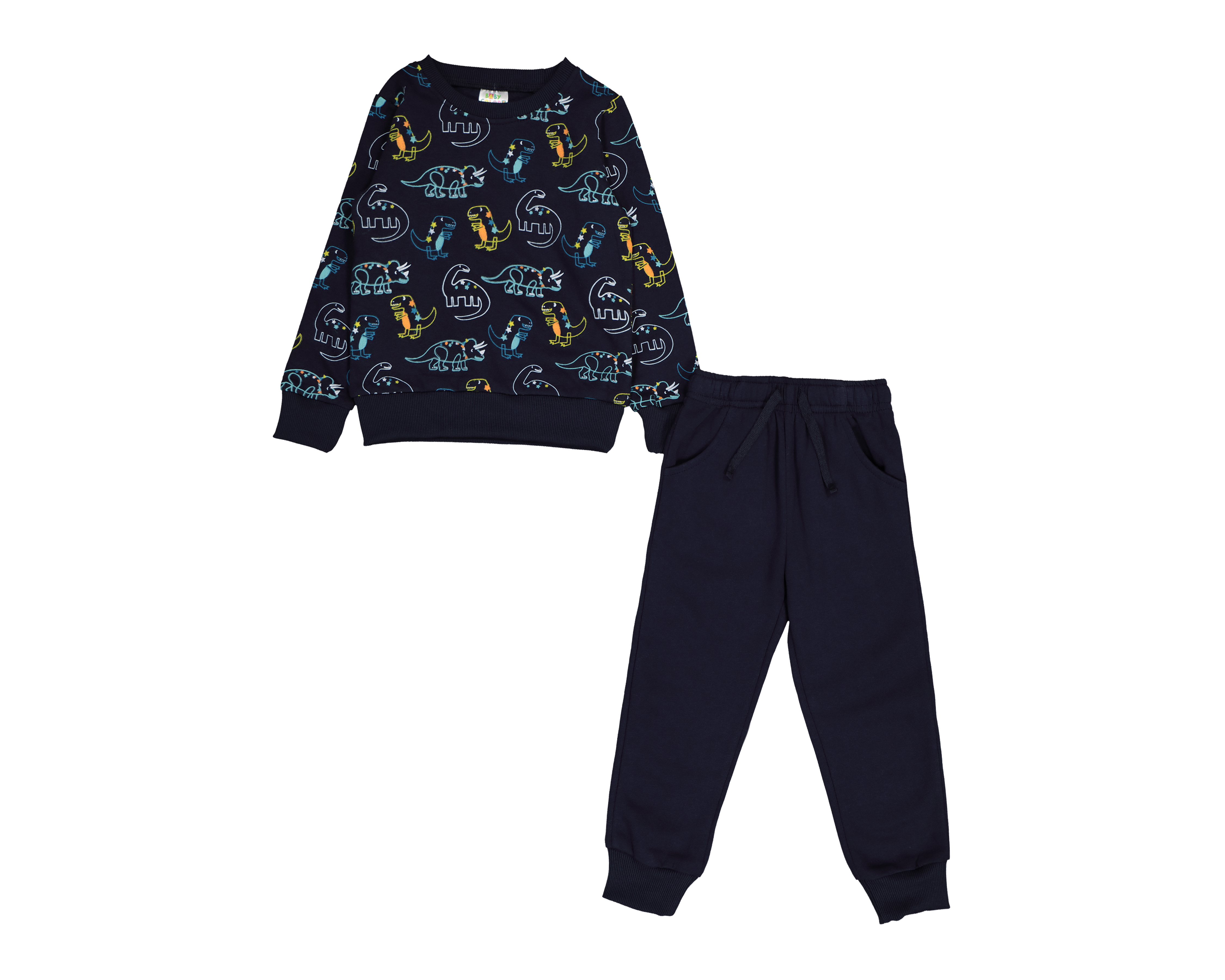 Pants y Sudadera Babu Colors de Algodón para Bebé Niño