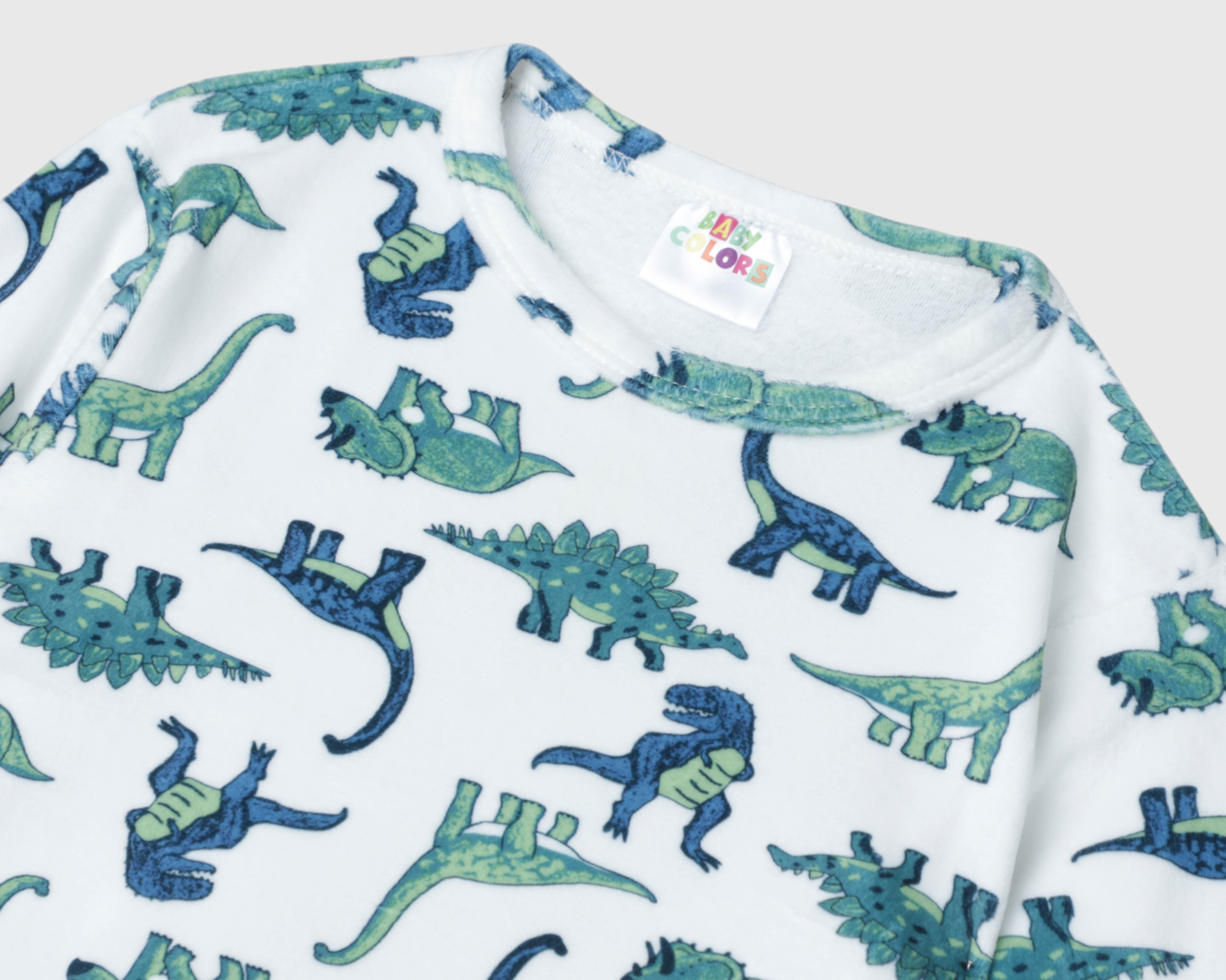 Foto 4 pulgar | Foto 3 | Pijama Baby Colors de Dinosaurios para Bebé Niño