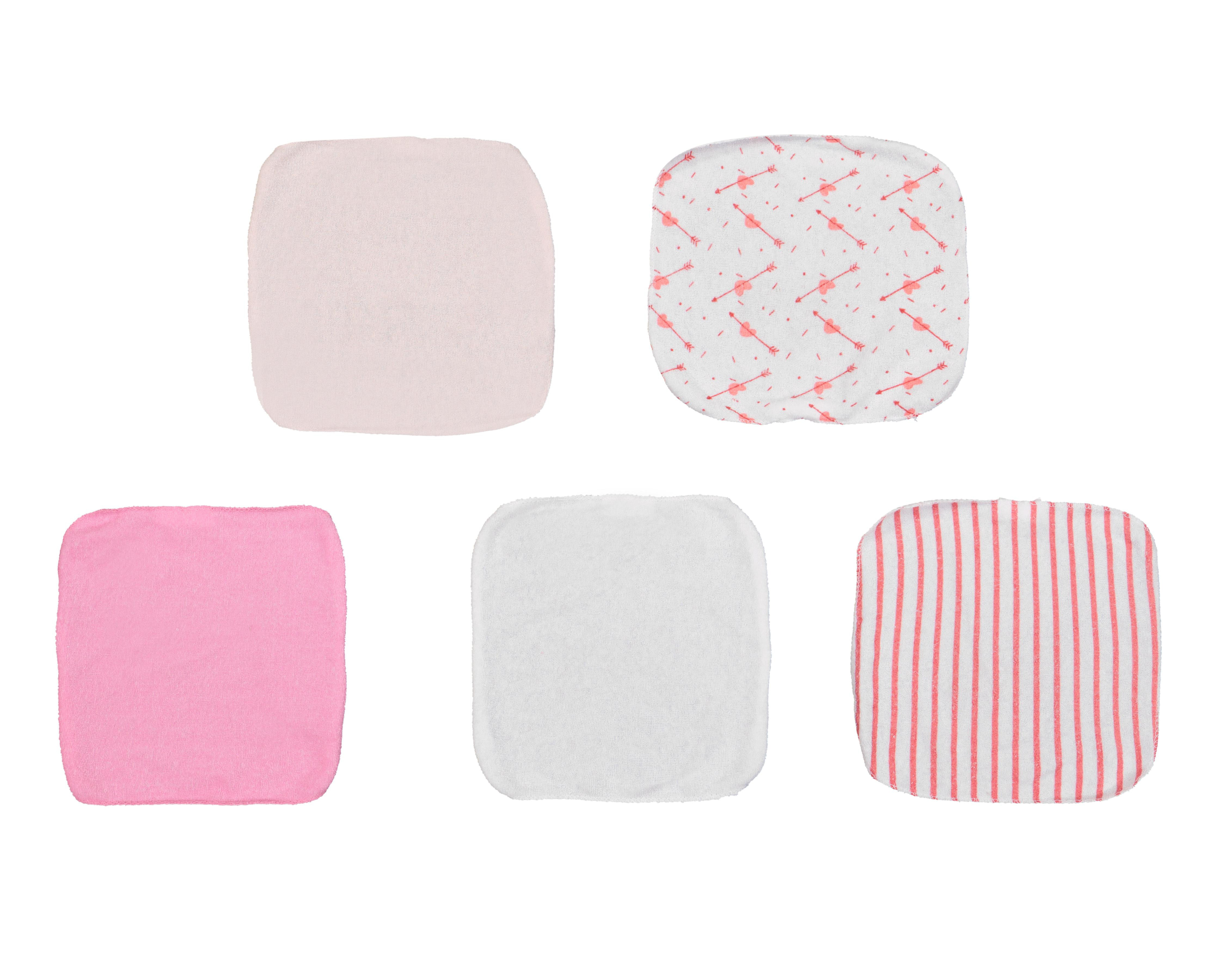 Foto 5 | Foto 6 | Toalla de Baño y Facial Baby Colors para Bebé Niña 6 Piezas