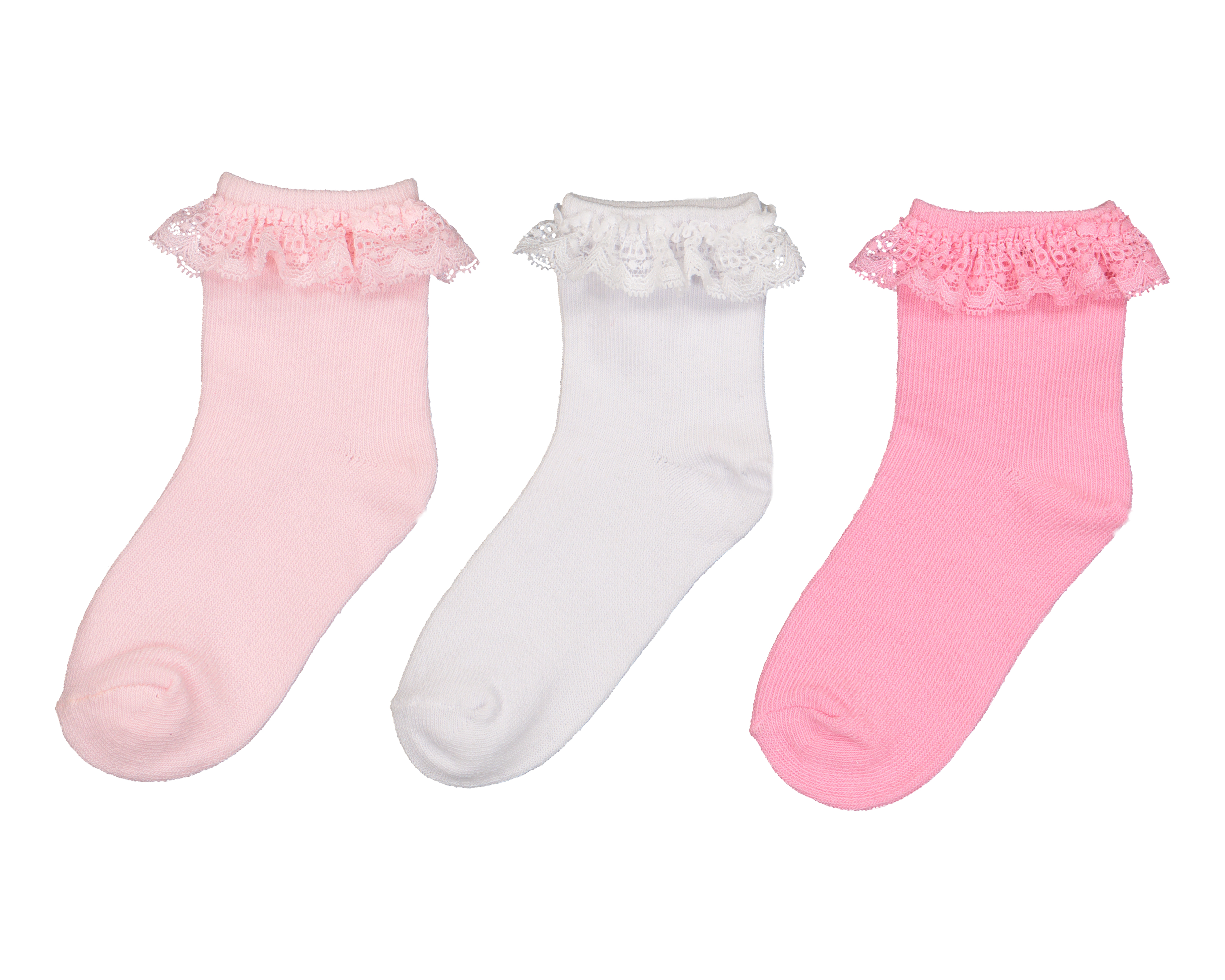 Calcetas Baby Colors con Holán para Bebé Niña 3 Pares