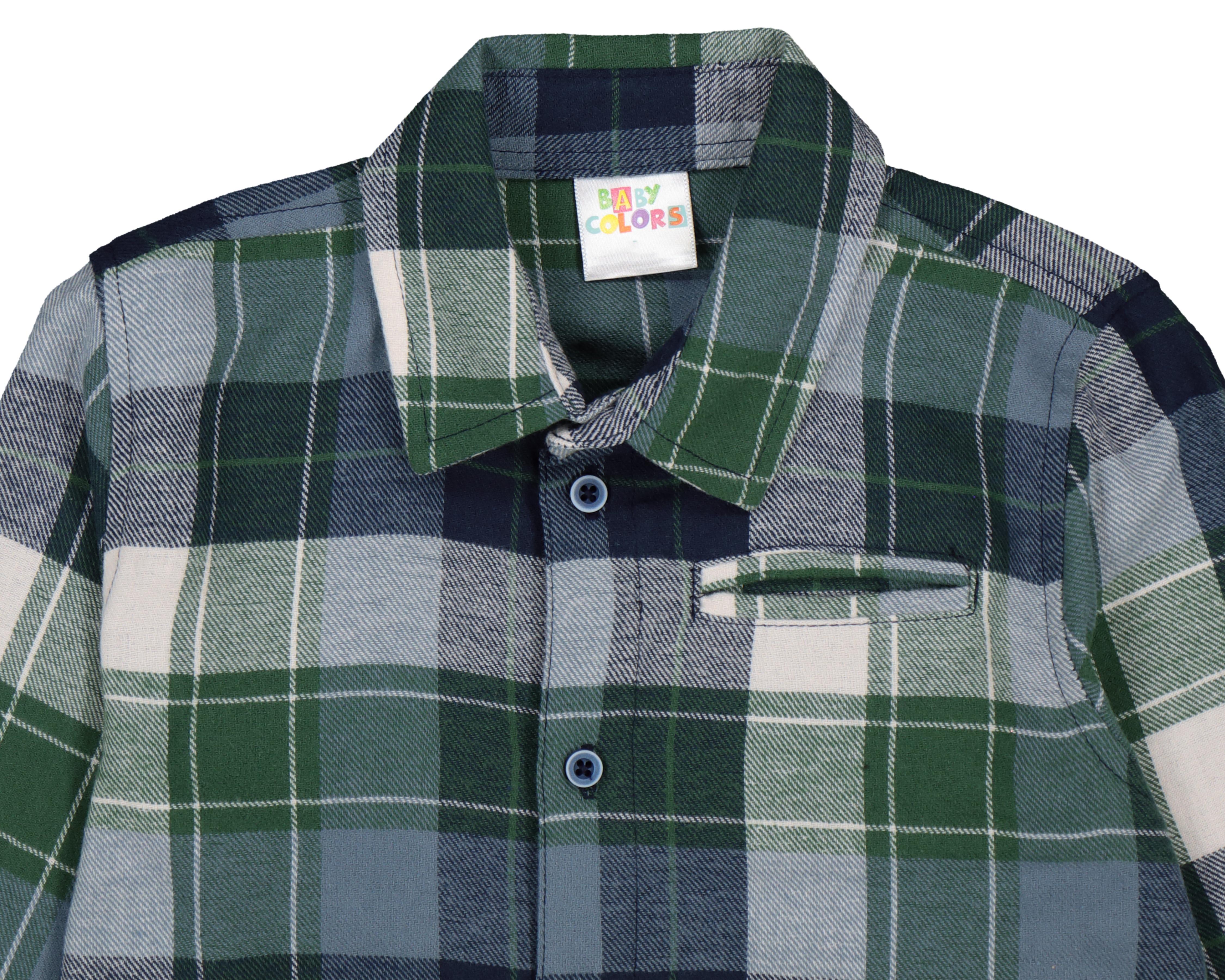 Foto 4 pulgar | Foto 3 | Camisa para Bebé Baby Colors Manga Larga