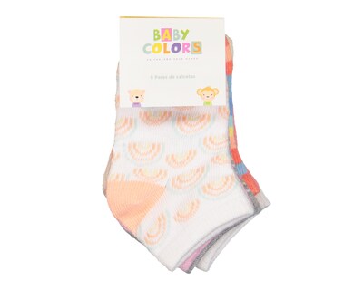 Foto 3 | Foto 3 | Calcetas Baby Colors para Bebé Niña 6 Pares