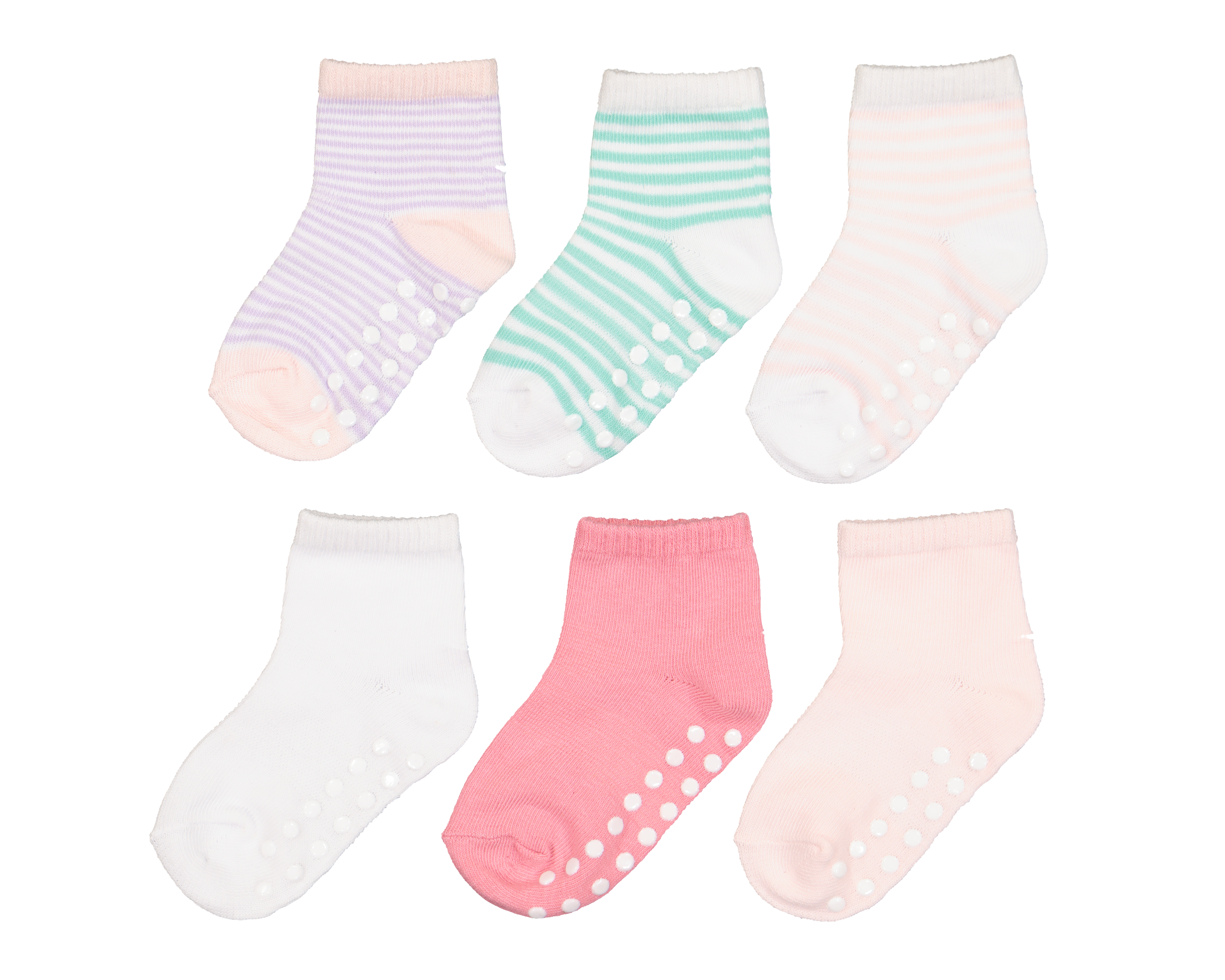 Foto 2 pulgar | Foto 1 | Calcetas Baby Colors para Bebé Niña 6 Pares
