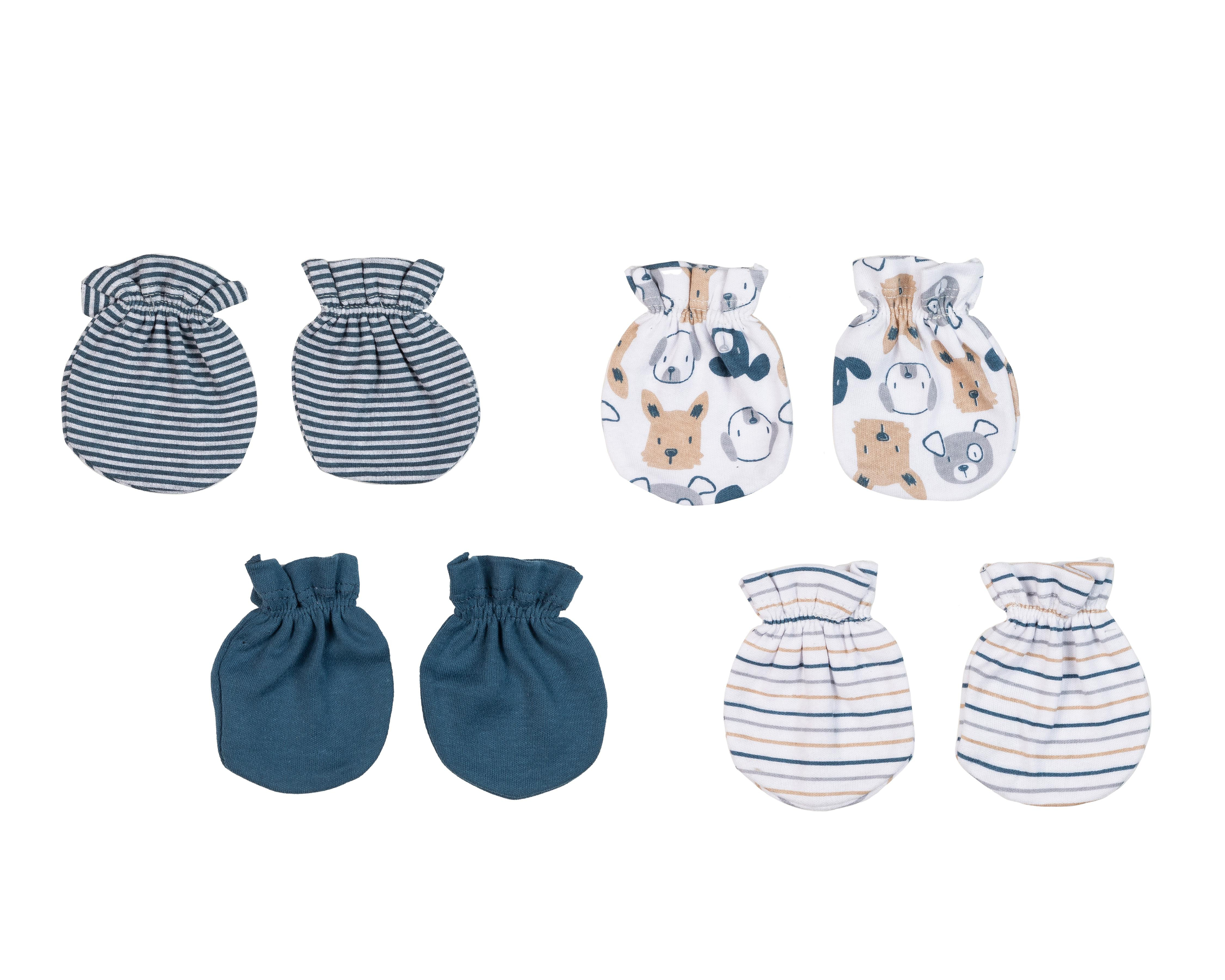 Foto 3 pulgar | Foto 2 | Guantes de Algodón Baby Colors para Bebé Niño 4 Pares