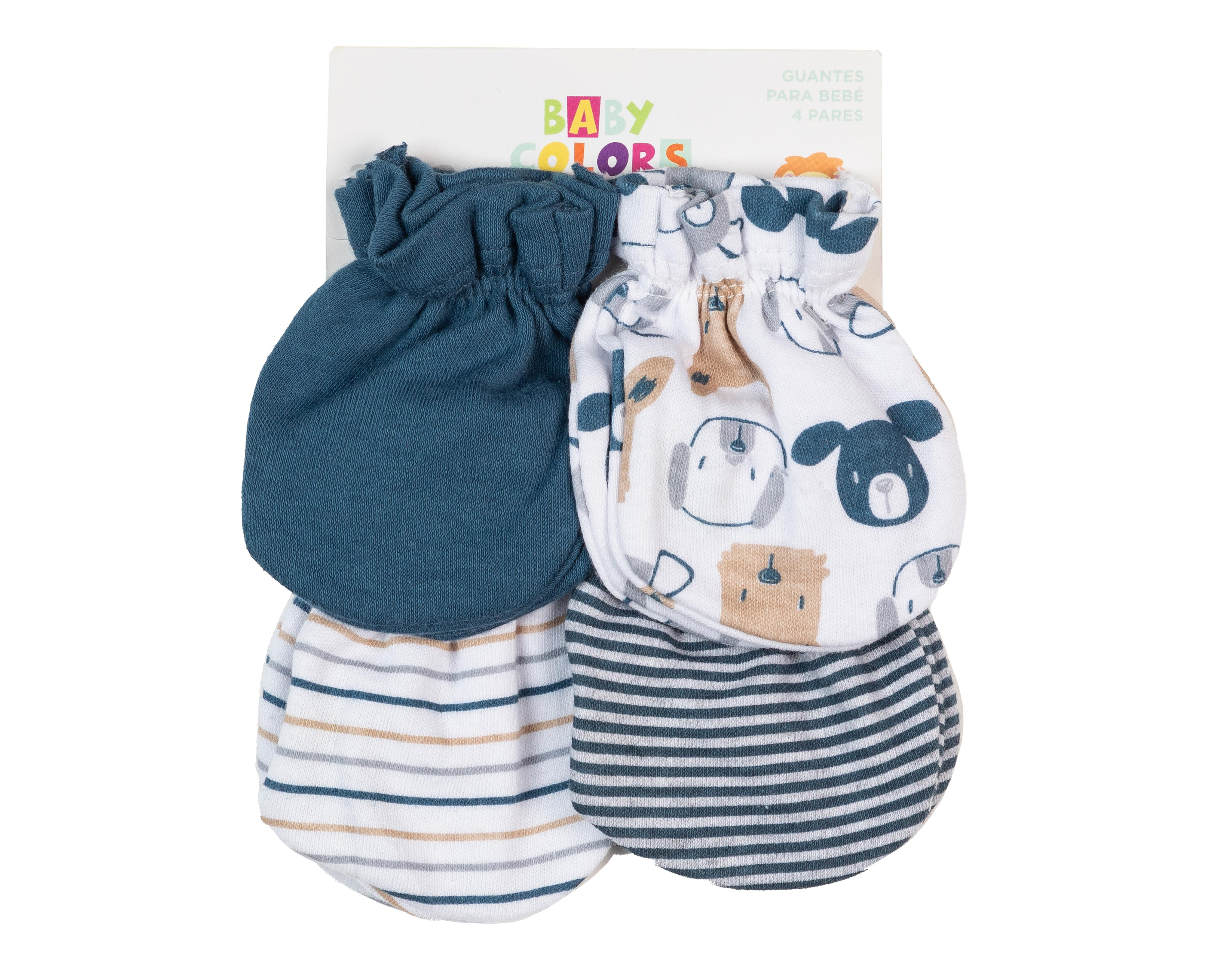 Foto 4 | Foto 4 | Guantes de Algodón Baby Colors para Bebé Niño 4 Pares