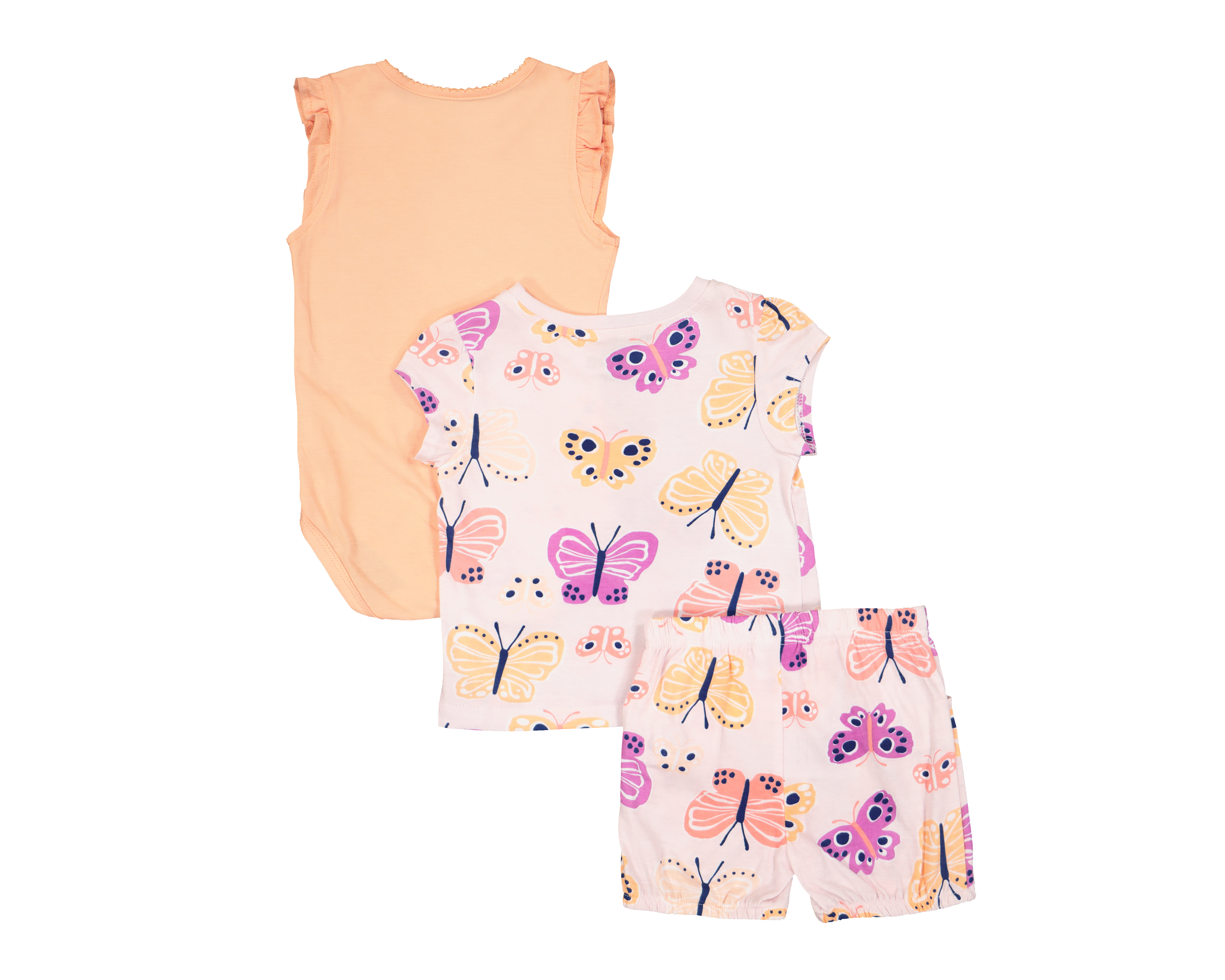 Foto 2 | Foto 2 | Conjunto de Bebé Baby Colors con Pañalero 3 Piezas