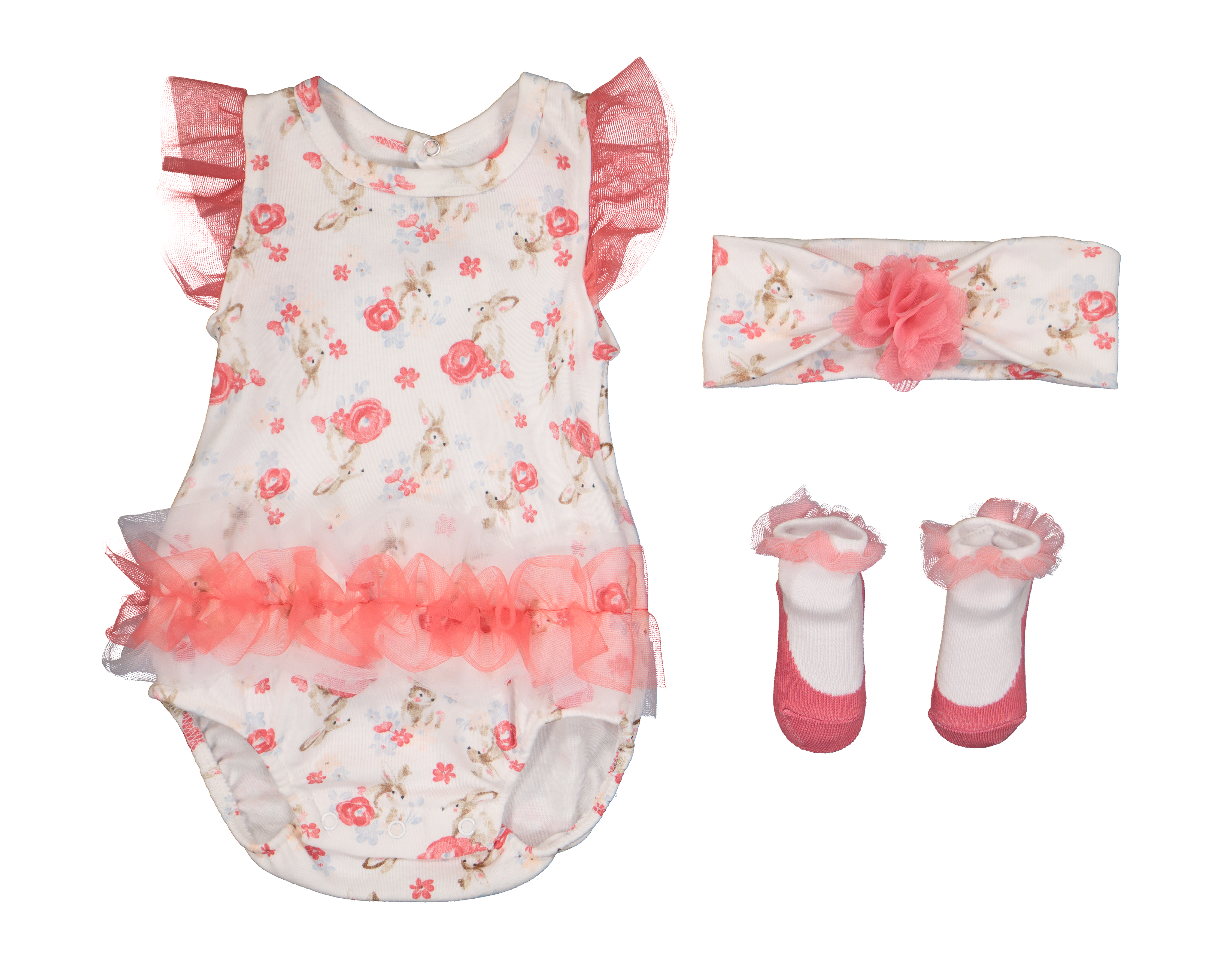 Foto 2 pulgar | Foto 1 | Conjunto de Bebé Baby Colors con Accesorios 3 Piezas