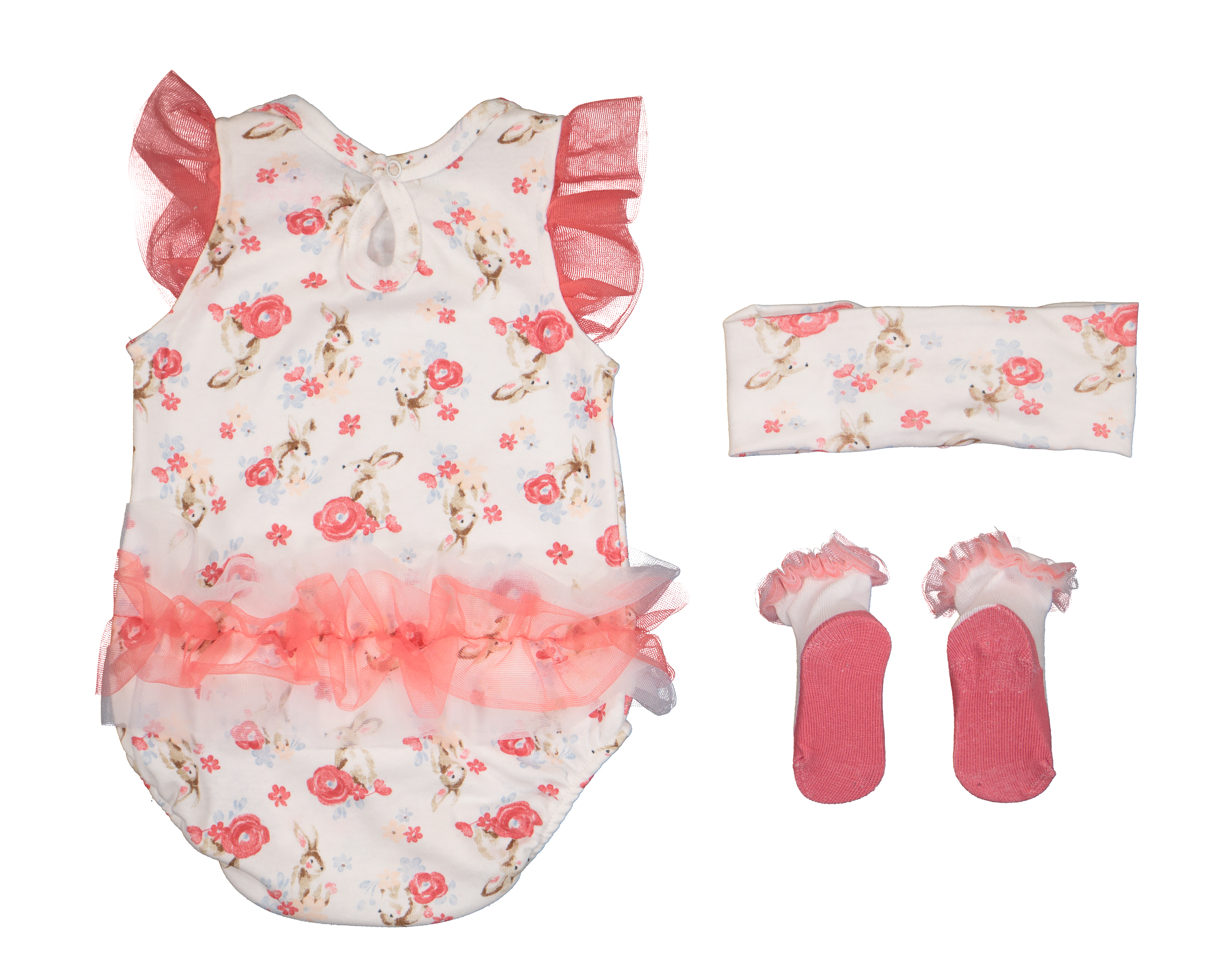 Foto 2 | Foto 2 | Conjunto de Bebé Baby Colors con Accesorios 3 Piezas