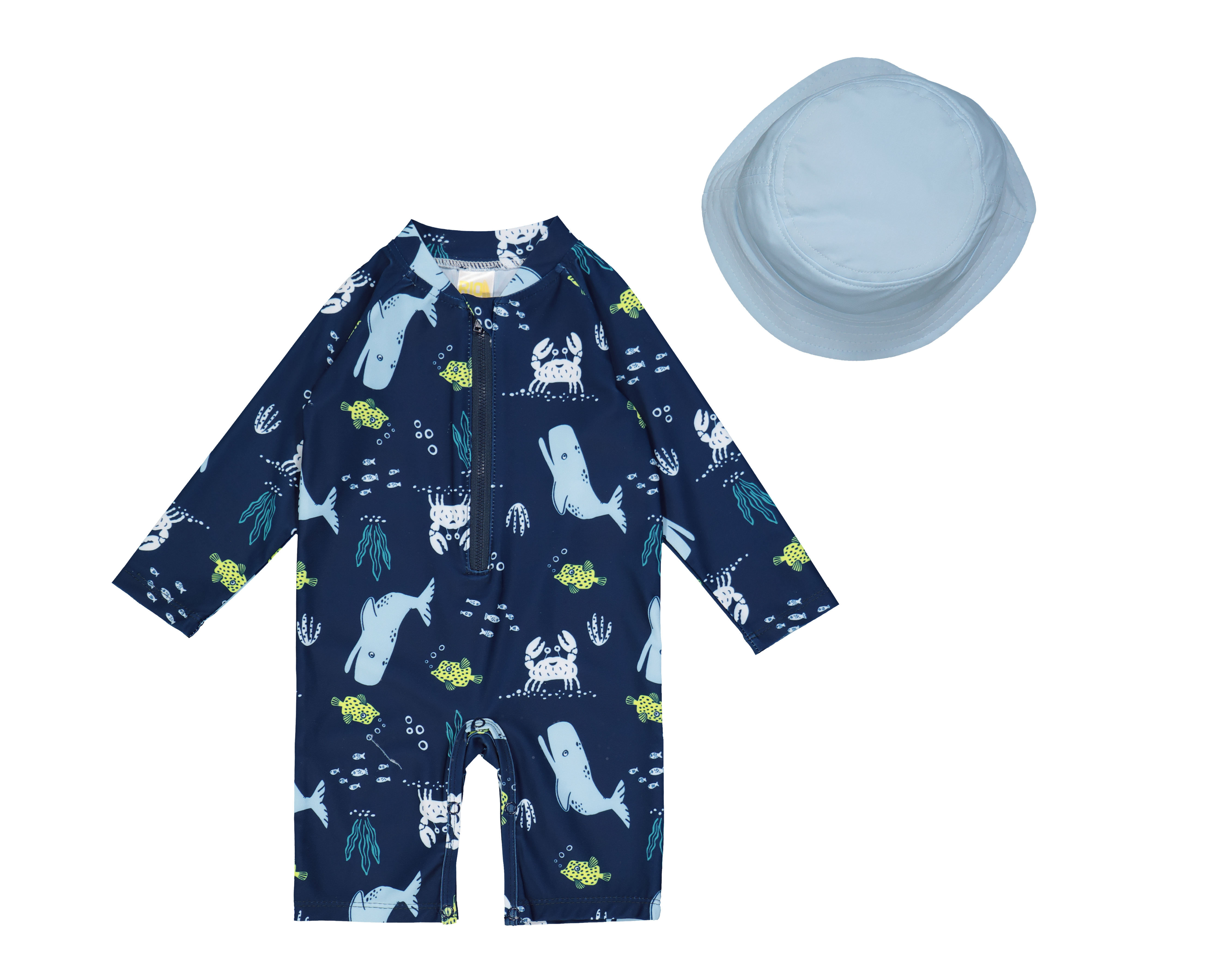 Traje de Baño para Bebé Niño Rio Beach con Gorro