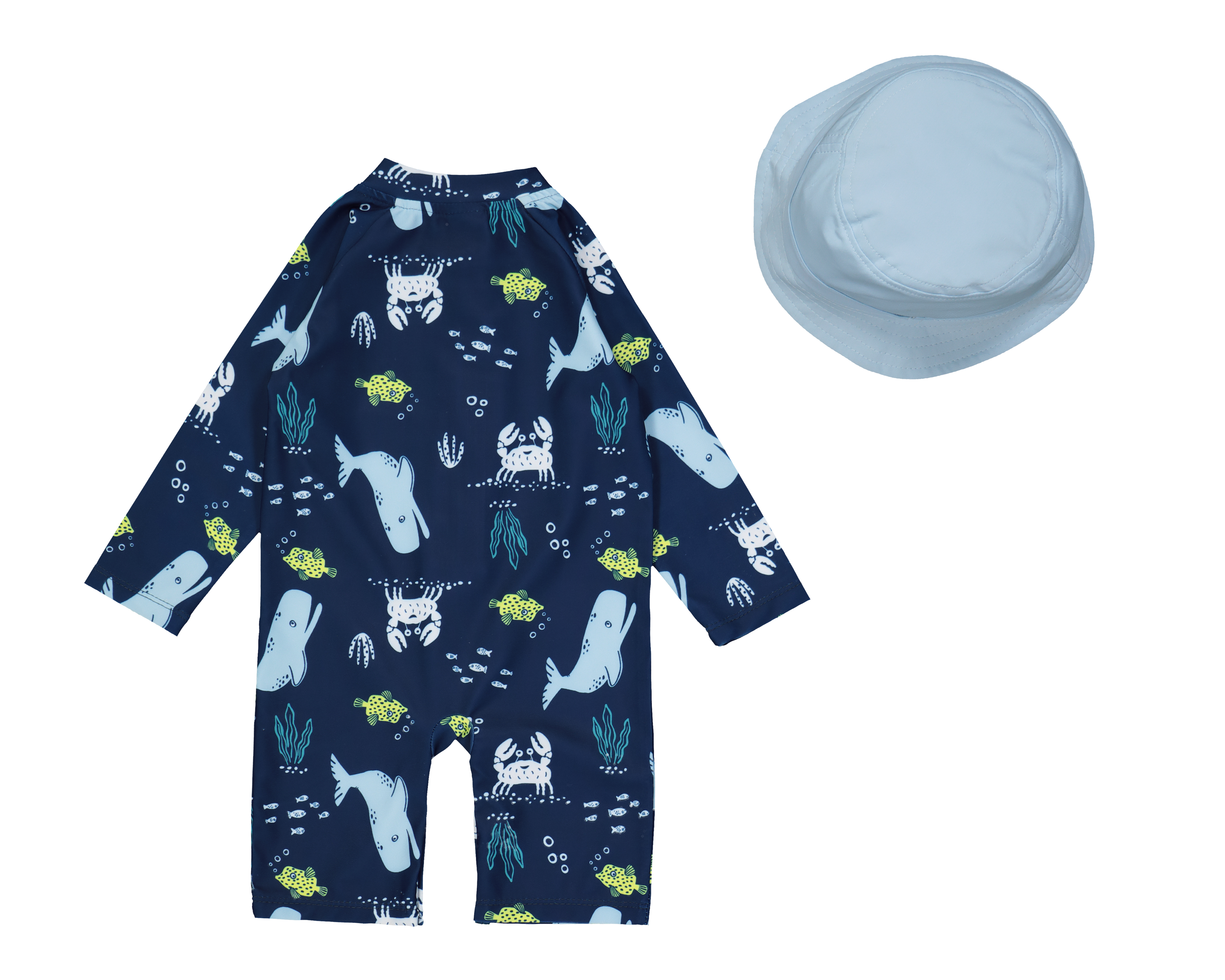 Foto 3 pulgar | Foto 2 | Traje de Baño para Bebé Niño Rio Beach con Gorro