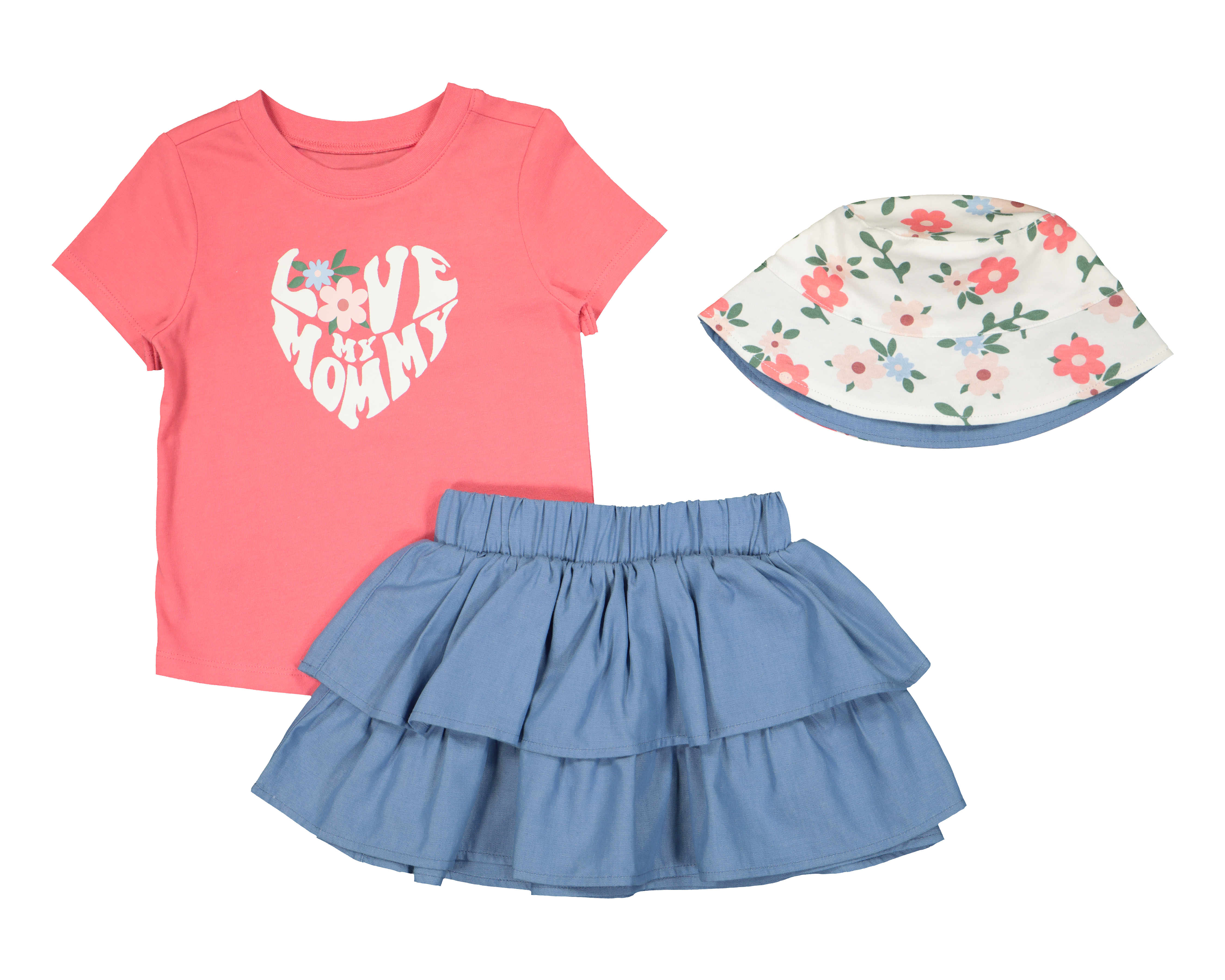 Conjunto para Bebé Niña Baby Colors 3 Piezas