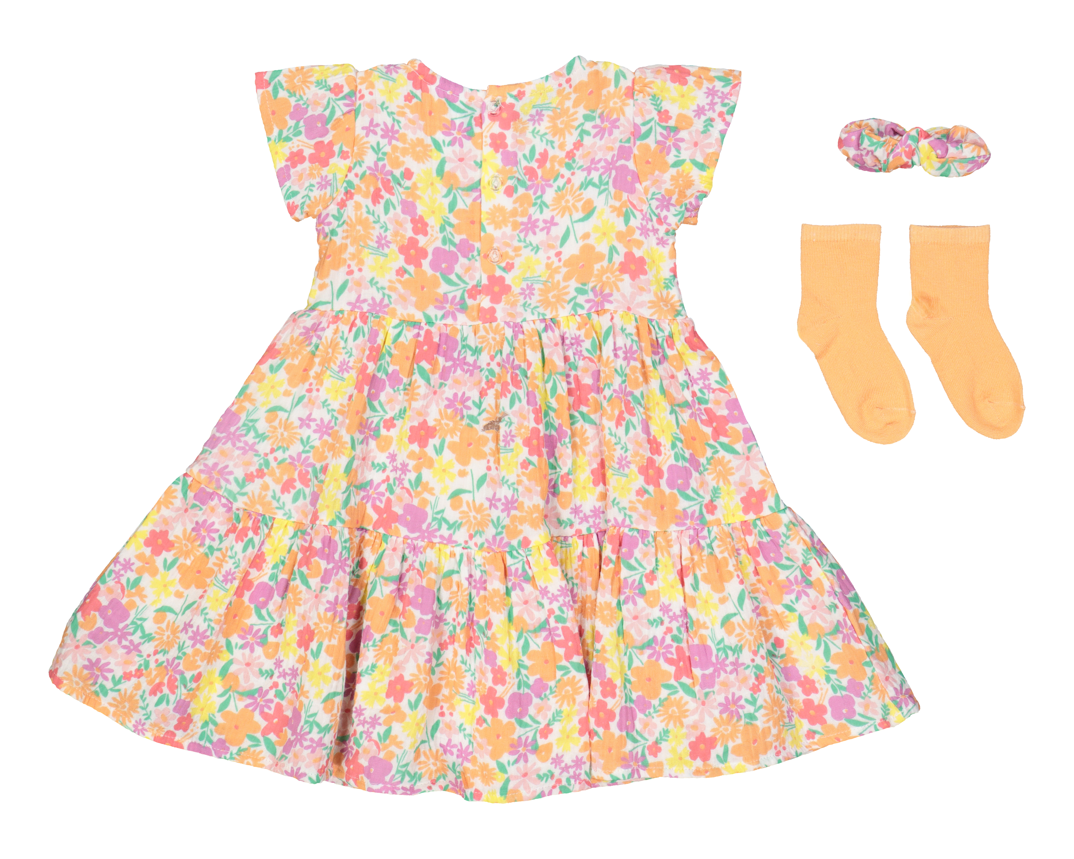 Foto 2 | Foto 2 | Vestido para Bebé Niña Baby Colors Floral 3 Piezas