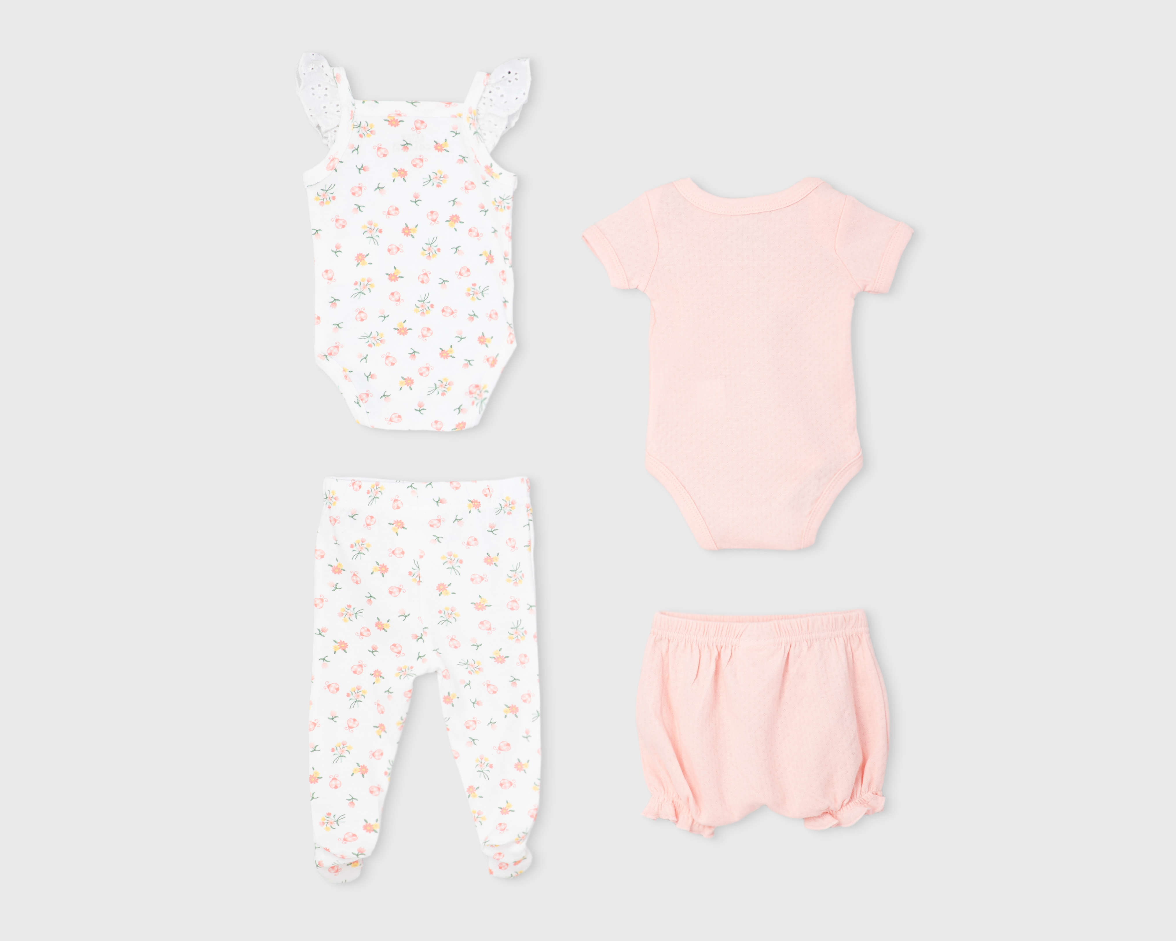 Foto 2 | Foto 2 | Conjuntos para Bebé Niña Bam-Bu Estampados 4 Piezas