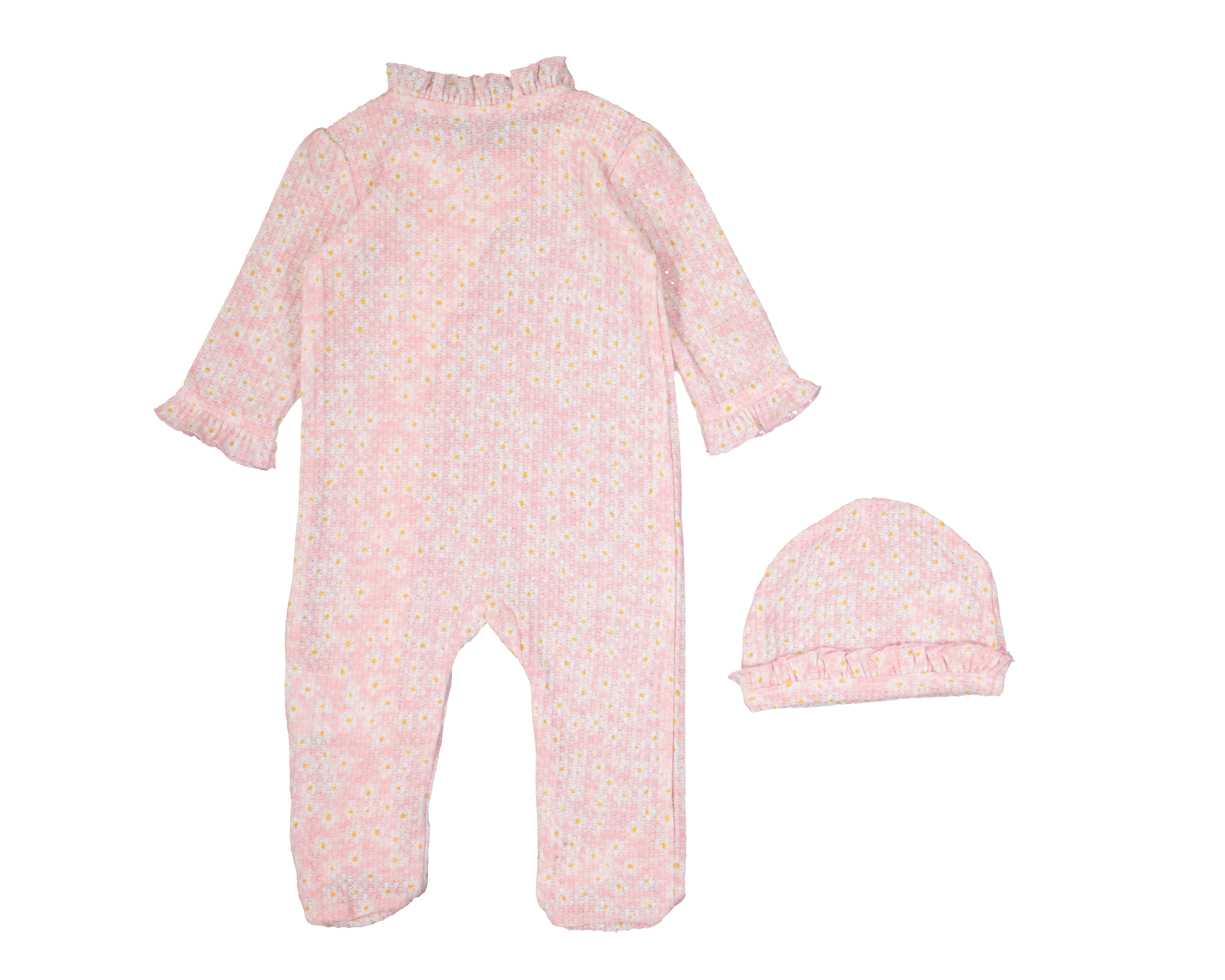 Foto 3 pulgar | Foto 2 | Mameluco para Bebé Niña Bam-Bu con Gorro
