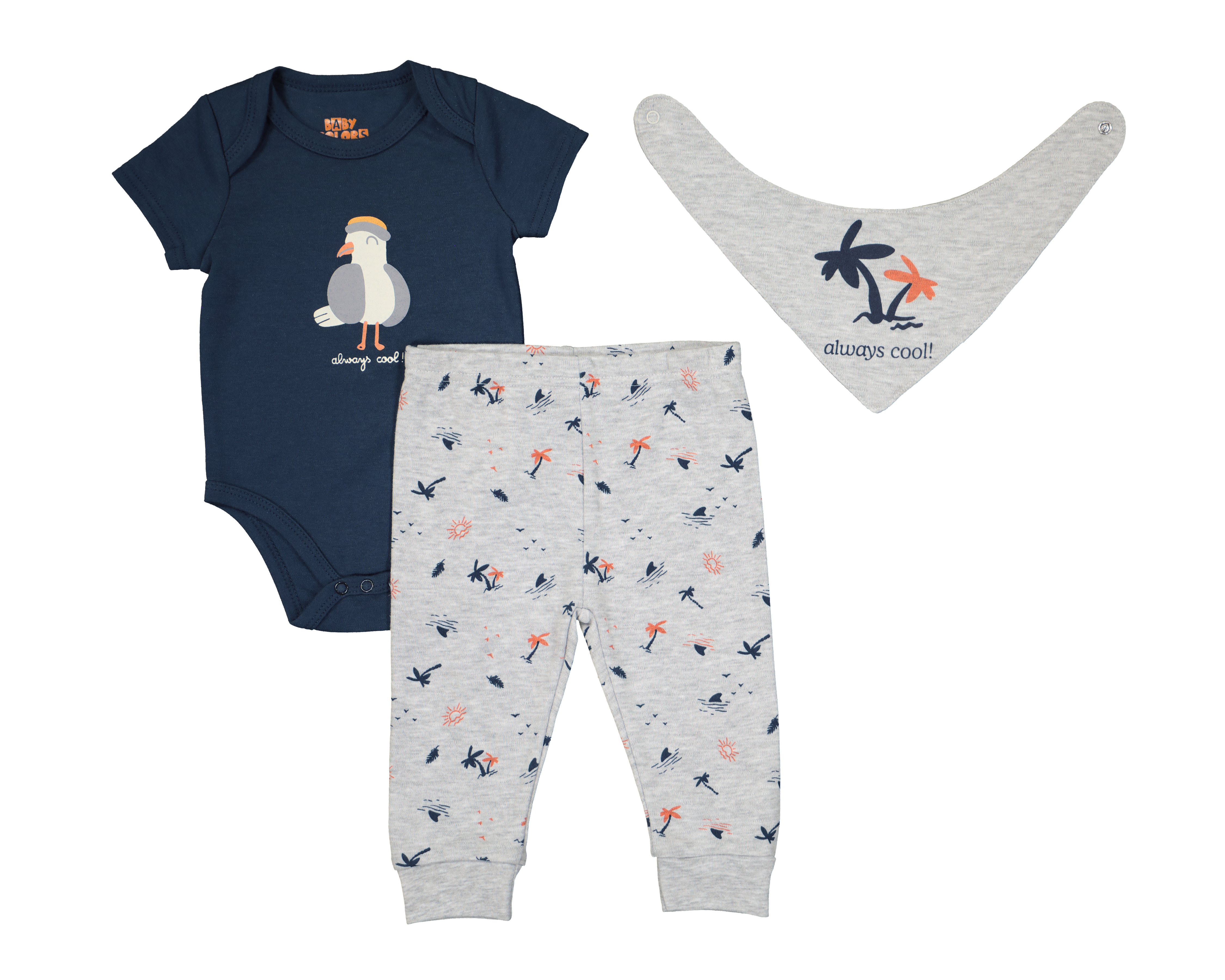 Conjunto Baby Colors para Bebé Niño 3 Piezas