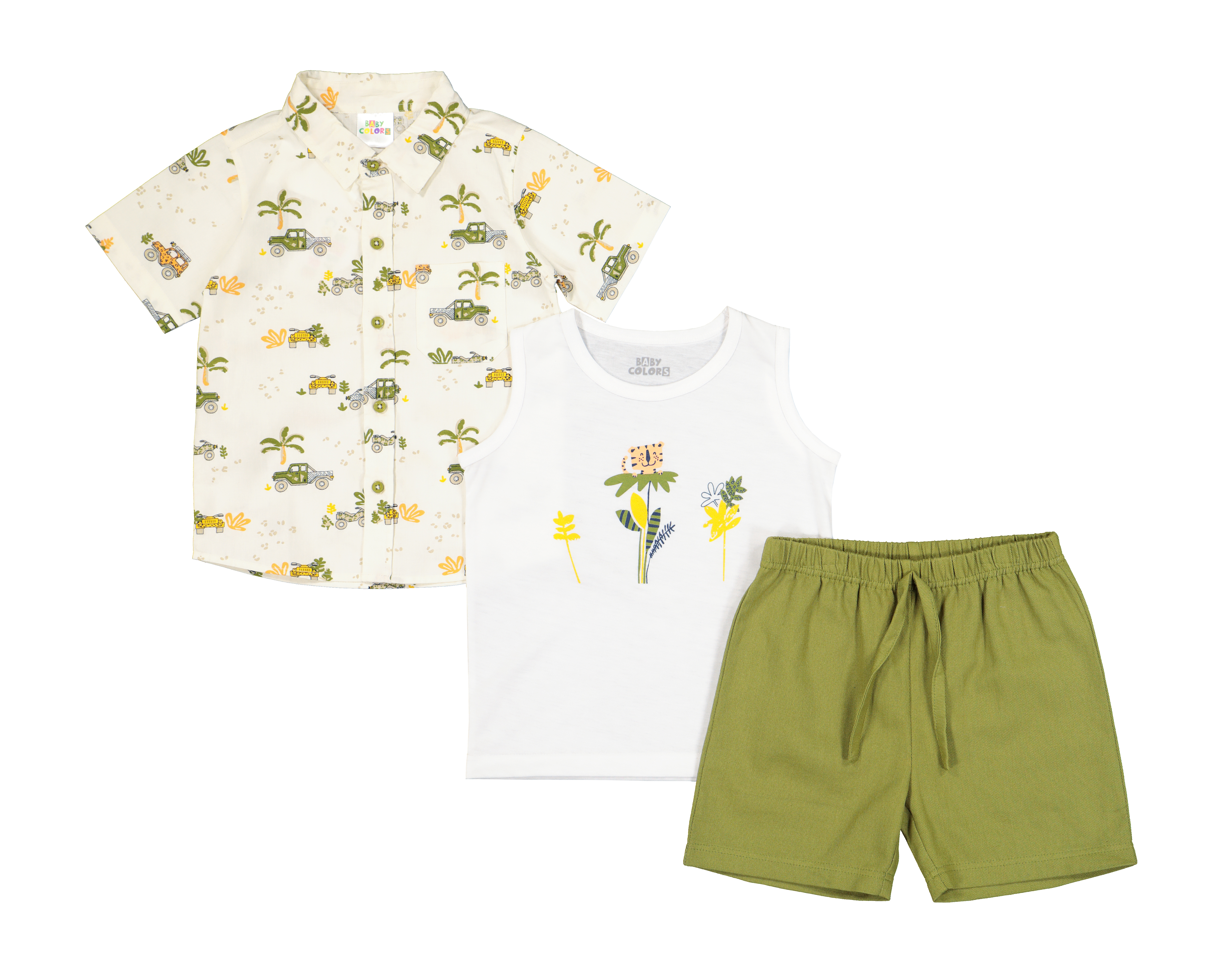 Foto 1 | Foto 1 | Camisa y Playera Baby Colors con Short para Bebé Niño