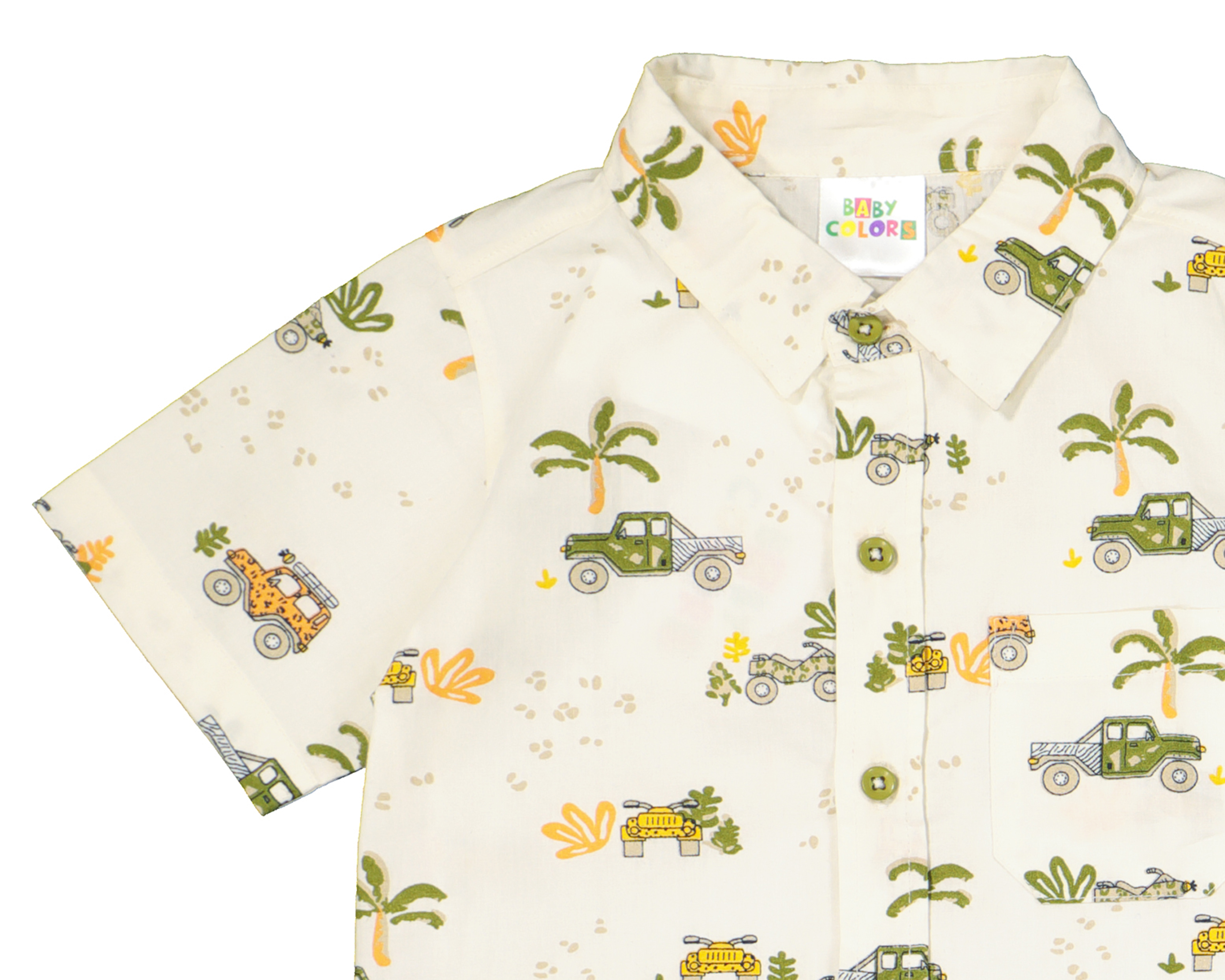 Foto 4 pulgar | Foto 3 | Camisa y Playera Baby Colors con Short para Bebé Niño