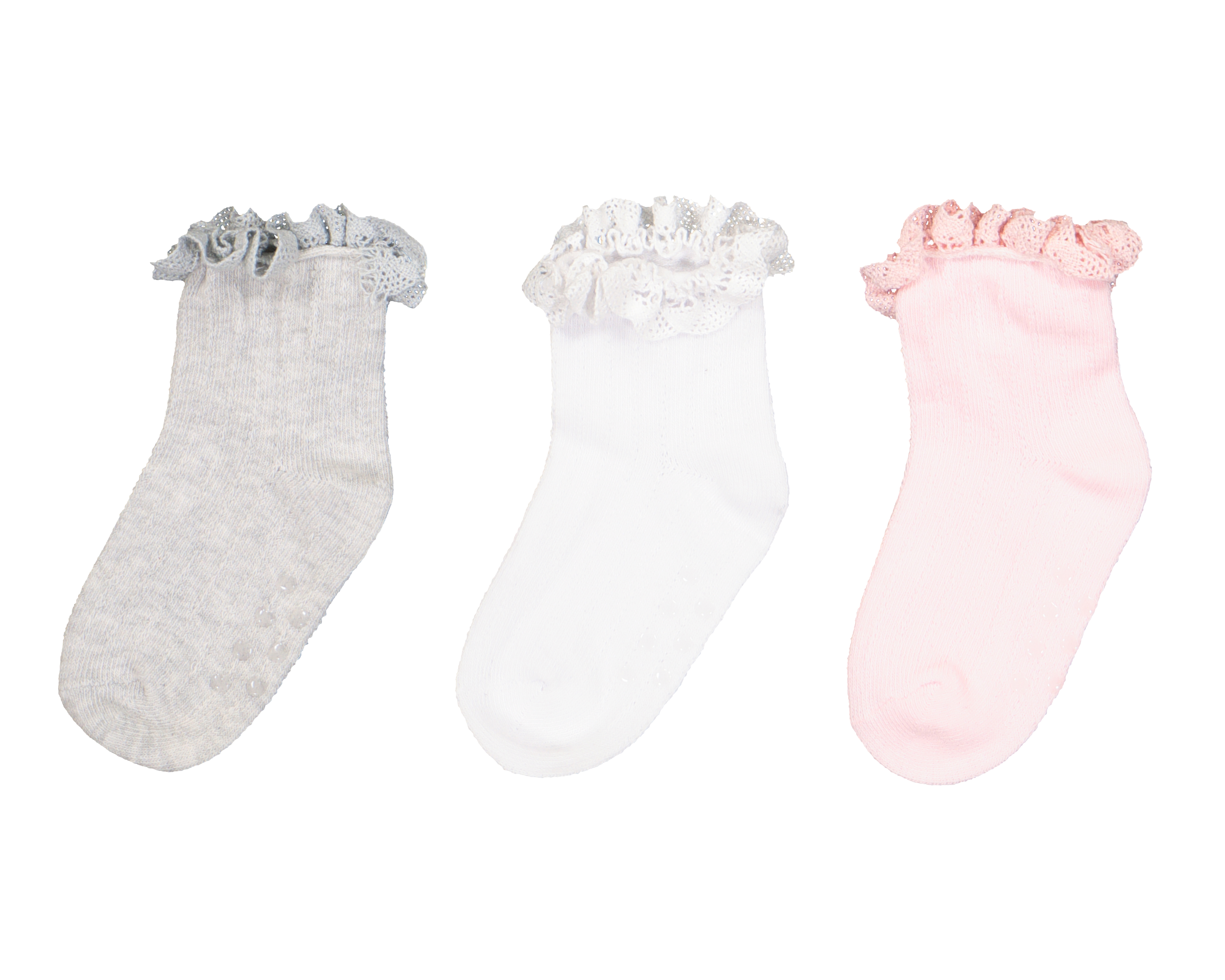 Calcetas Baby Colors para Bebé Niña 3 Pares