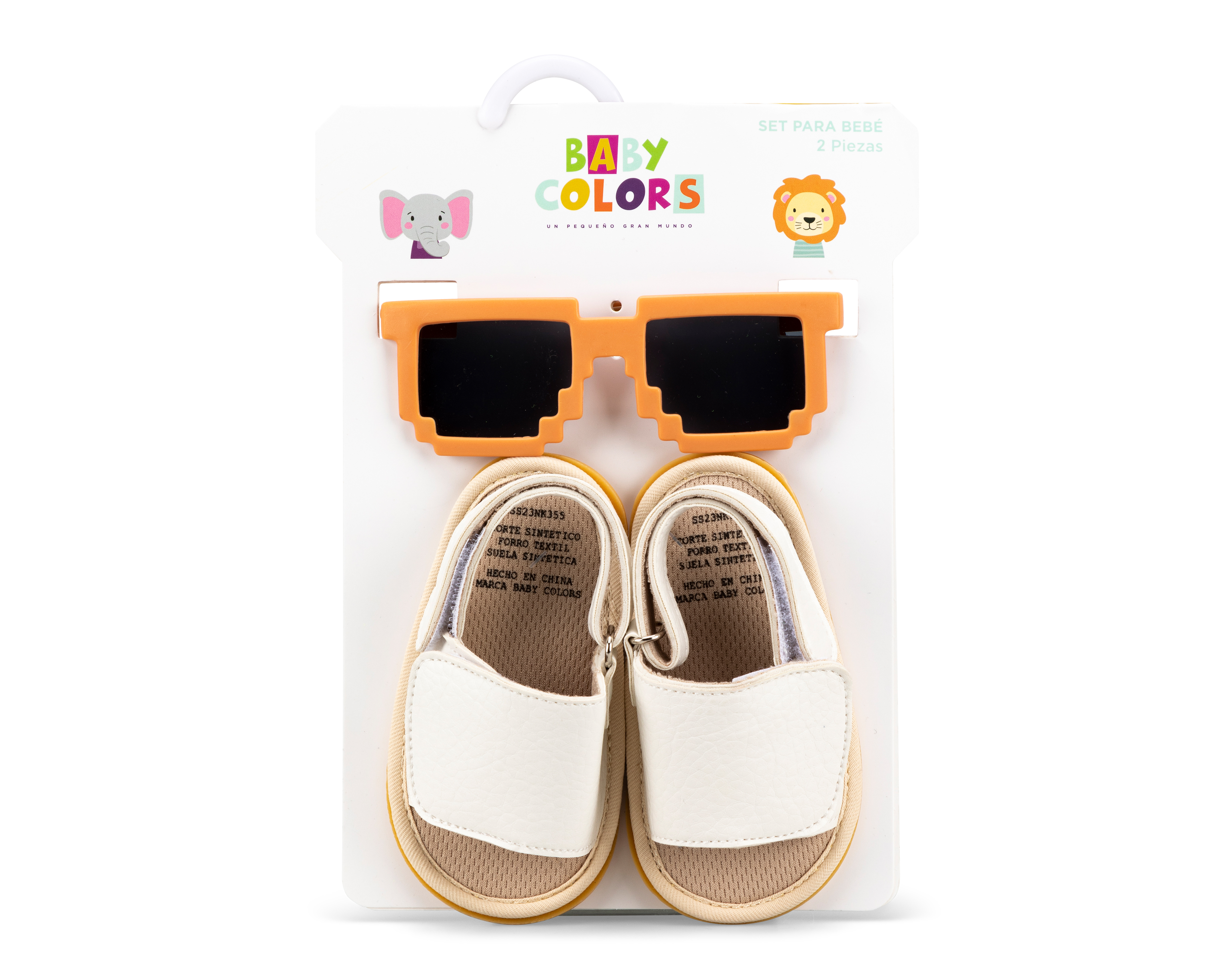 Foto 2 pulgar | Foto 1 | Sandalias Baby Colors + Lentes para Bebé Niña