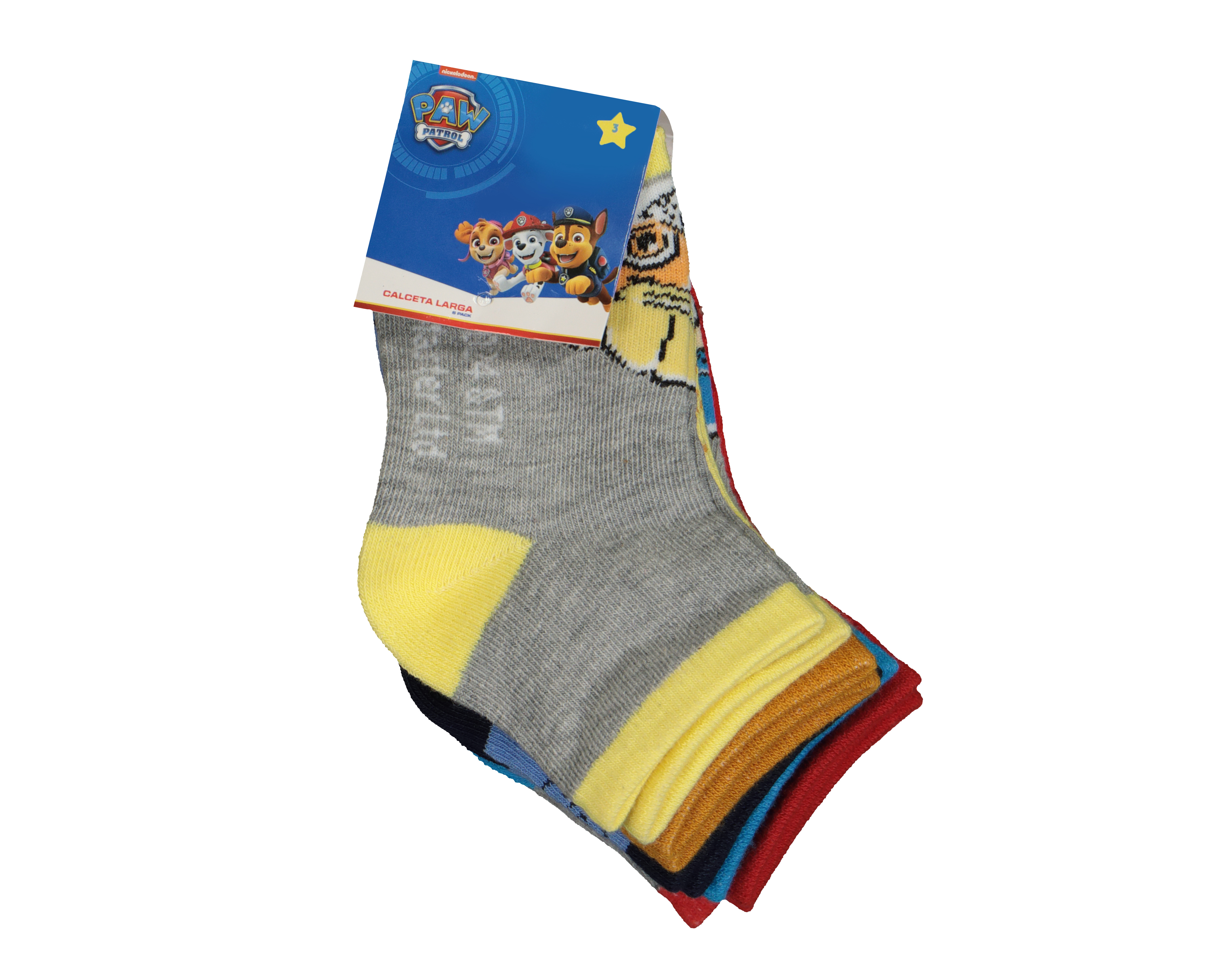 Foto 3 | Foto 3 | Calcetas Paw Patrol para Bebé 6 Pares
