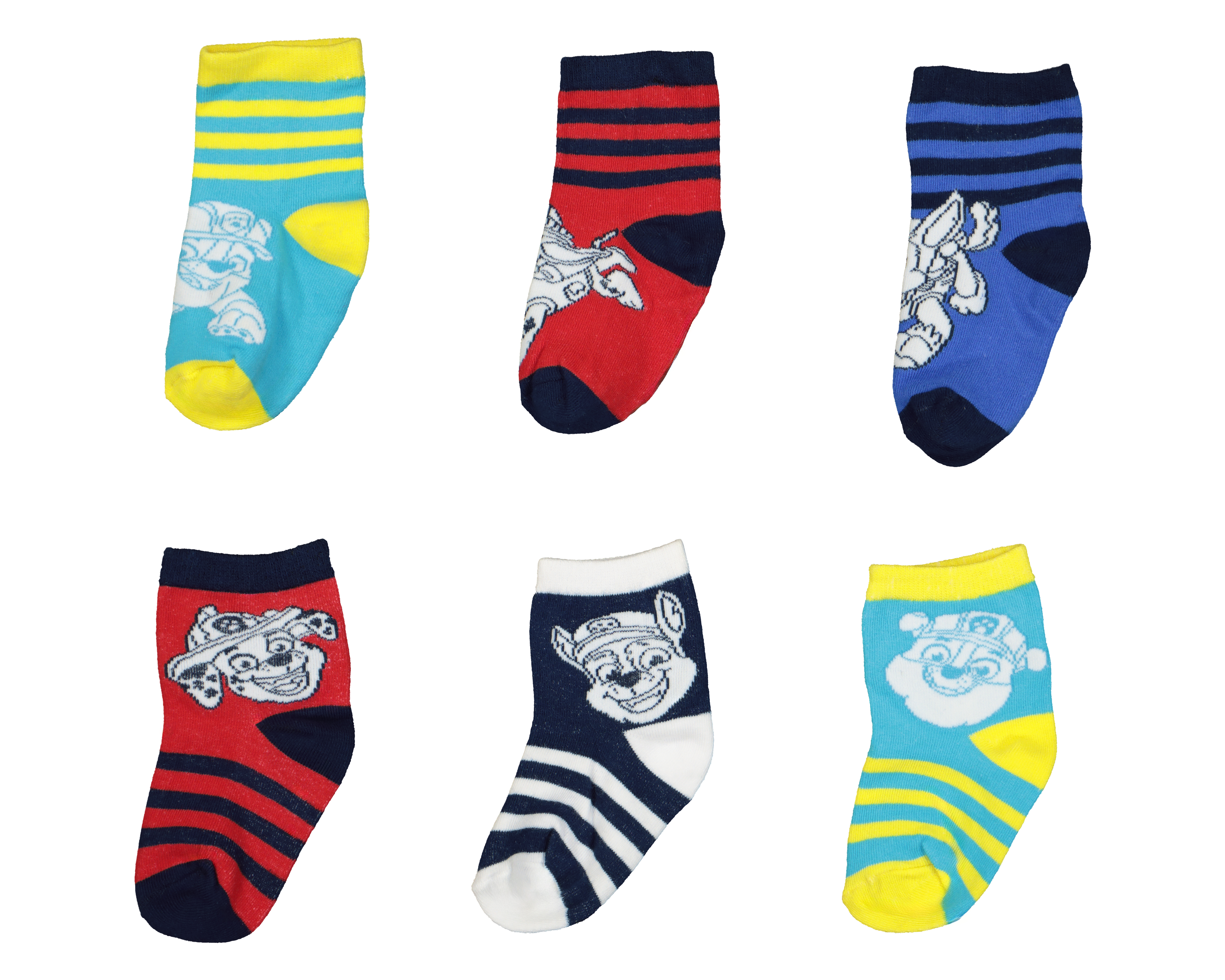 Foto 1 | Foto 1 | Calcetas Paw Patrol para Bebé Niño 6 Pares