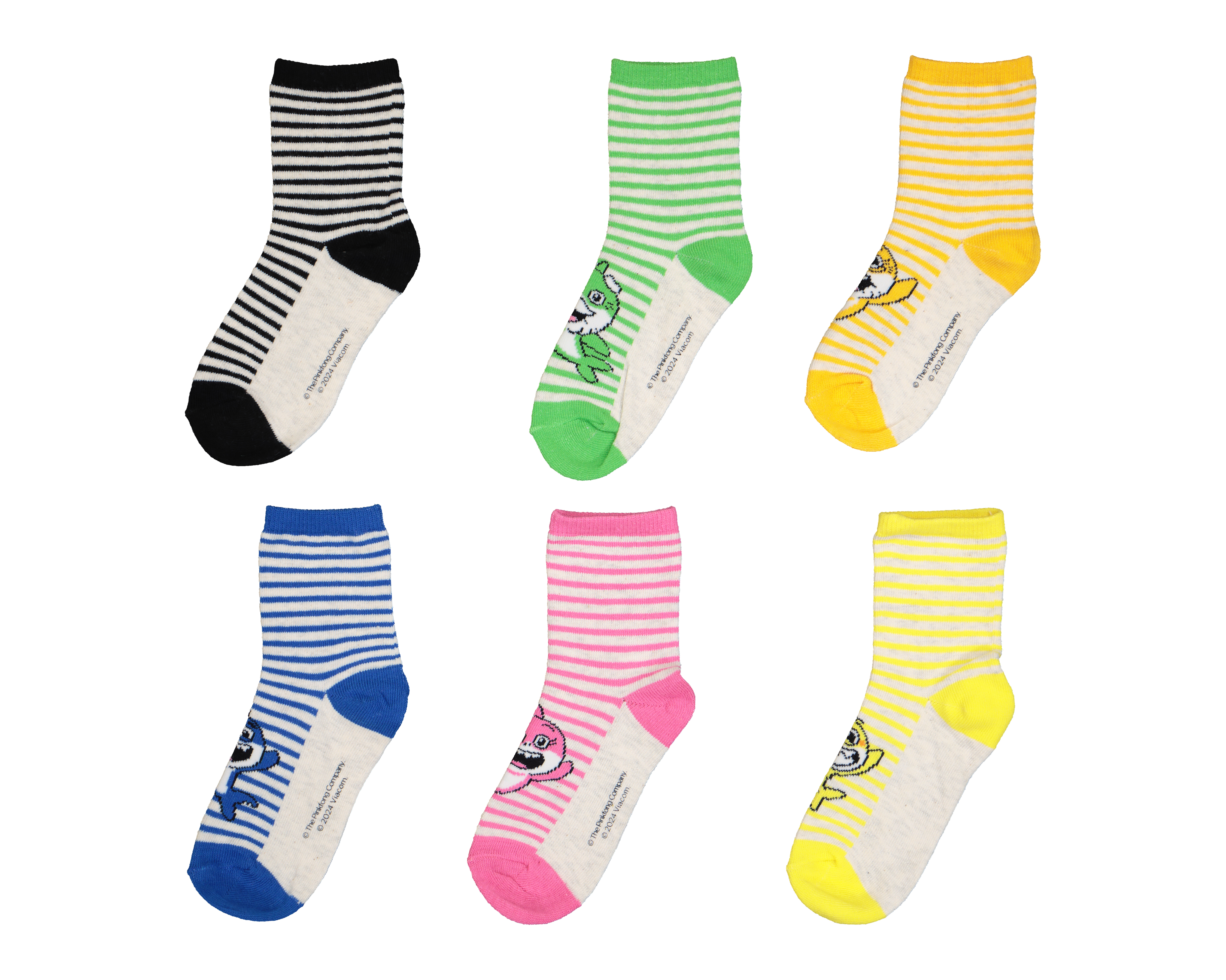 Calcetas para Bebé Niño Baby Shark 6 Pares