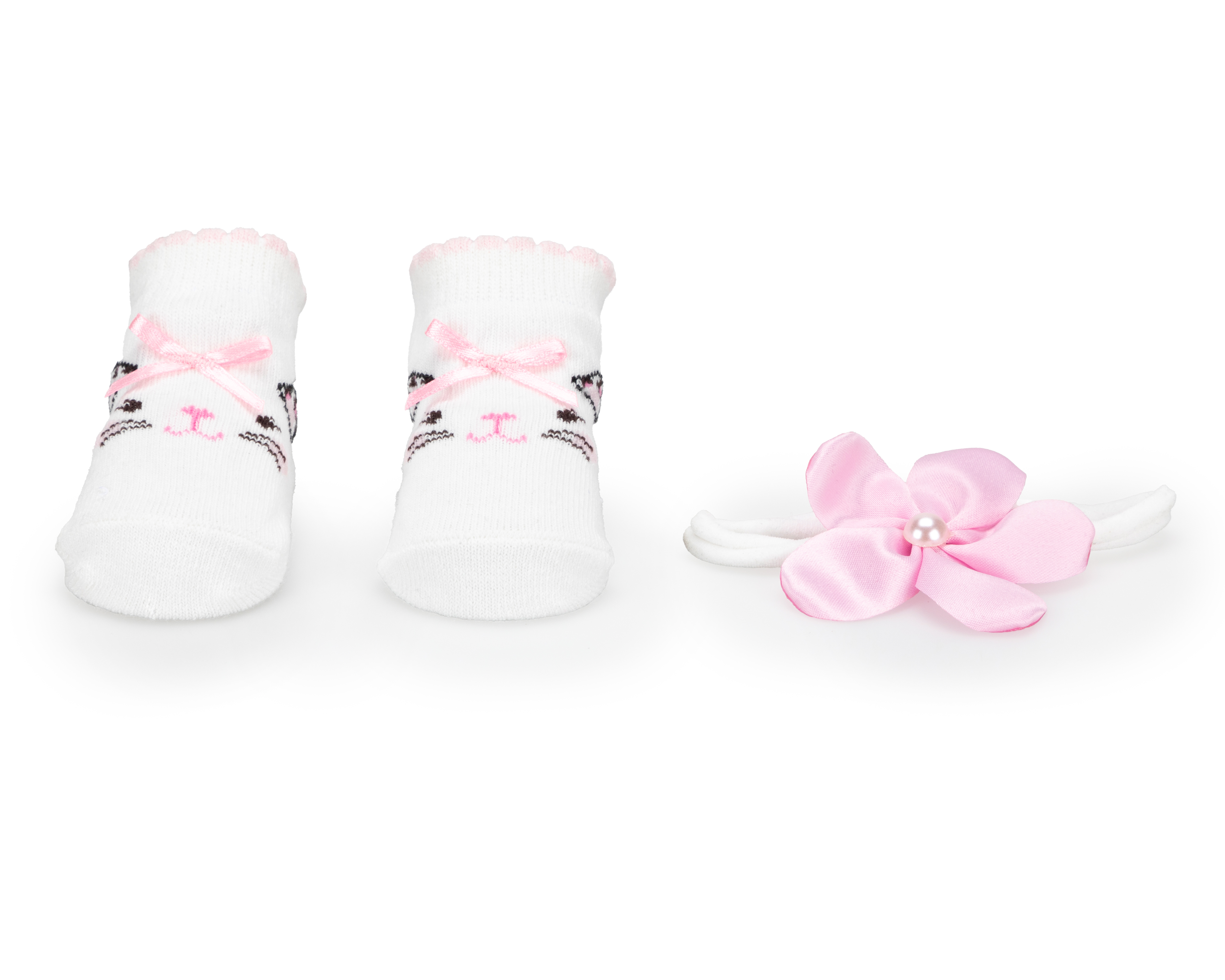 Foto 5 pulgar | Foto 4 | Calcetas Baby Colors con Tiara para Bebé Niña 3 Pares