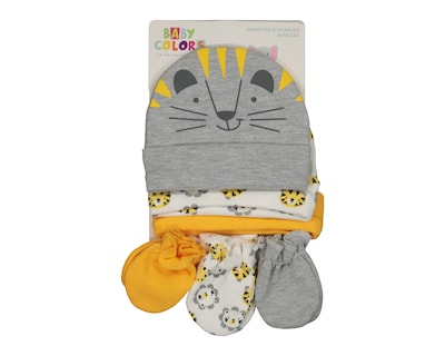Foto 3 | Foto 3 | Gorro y Guantes Baby Colors para Bebé 6 Piezas