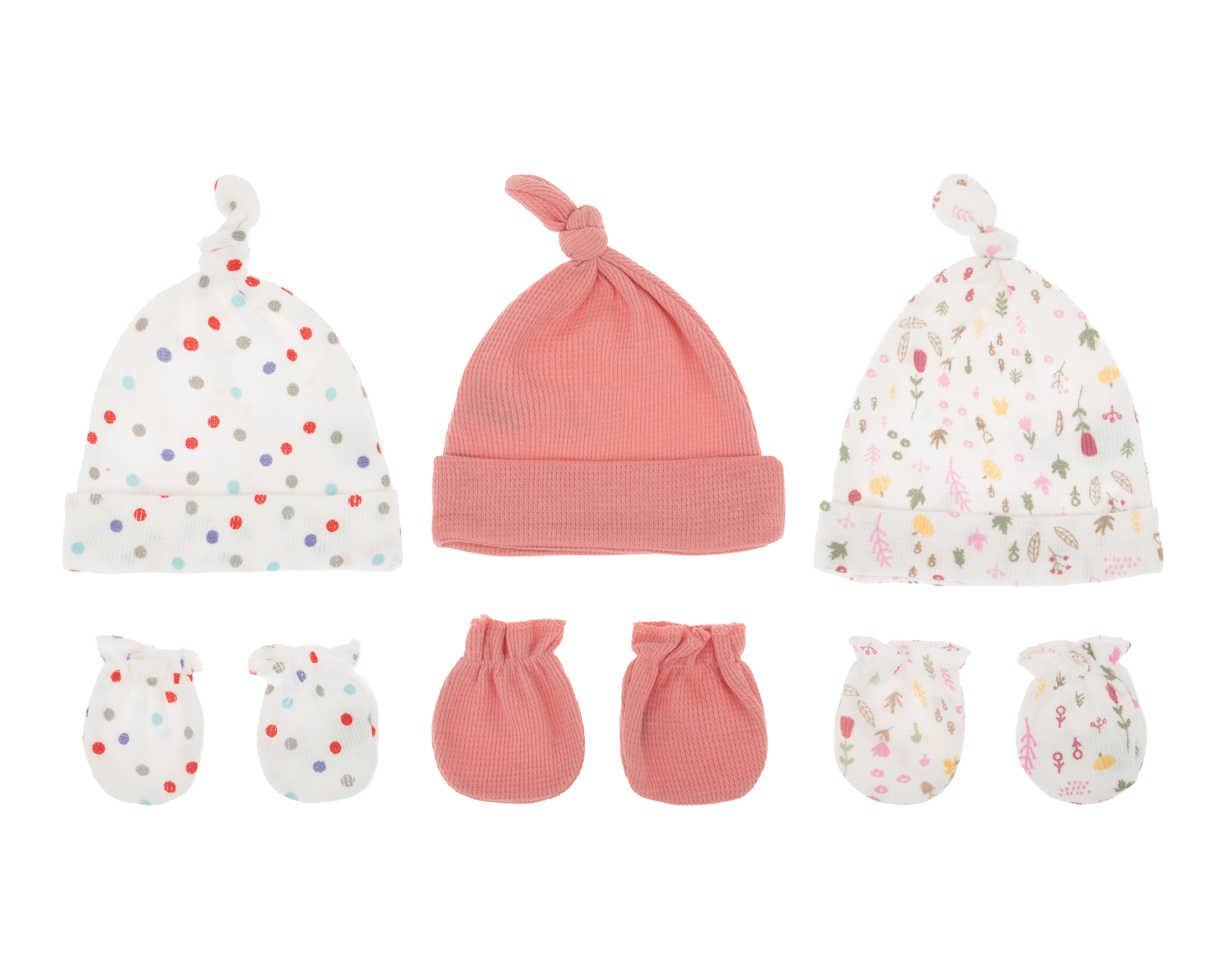 Foto 2 pulgar | Foto 1 | Gorro y Guantes para Bebé Baby Colors 6 Piezas