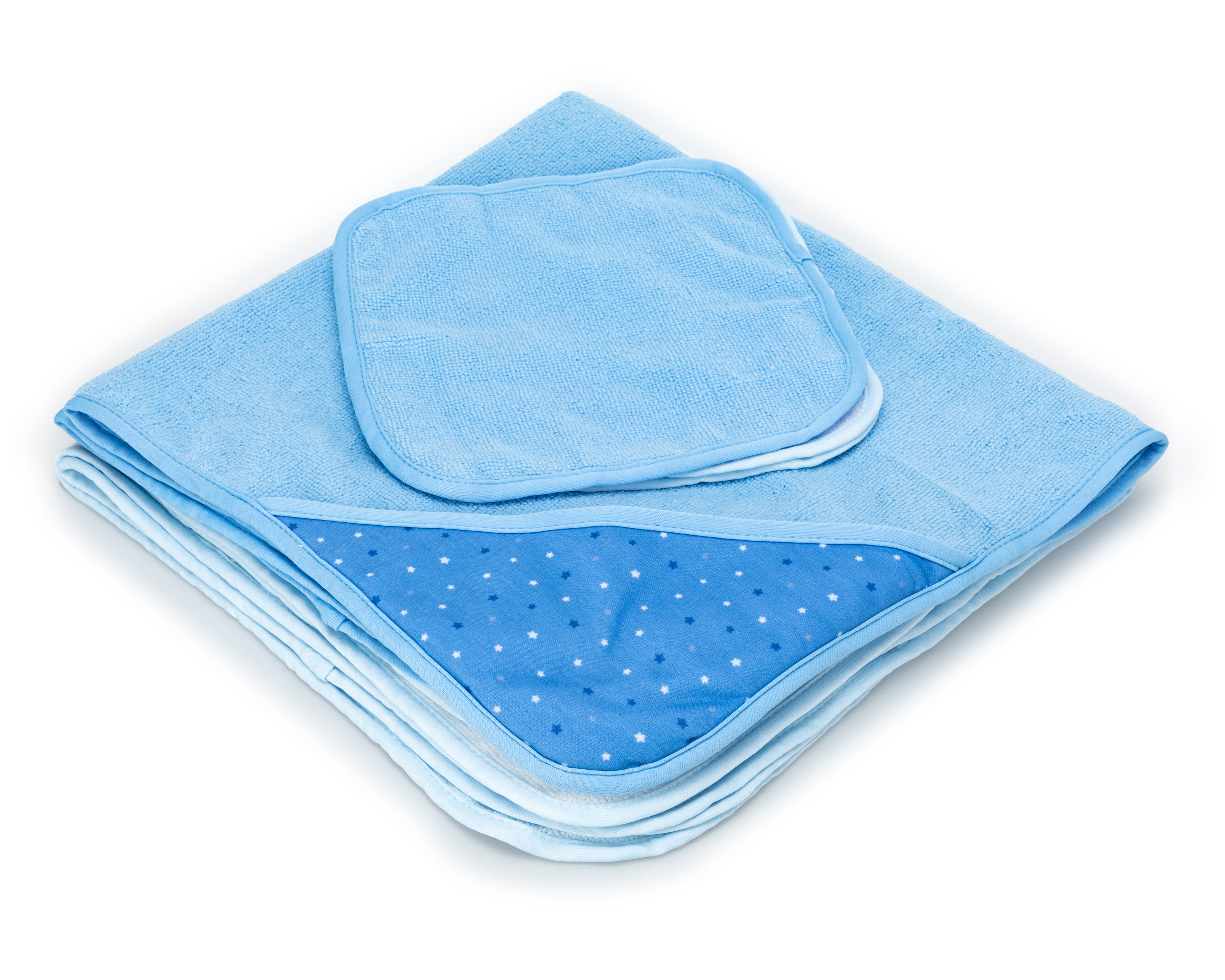 Foto 10 pulgar | Foto 9 | Toallas con Gorro y Faciales Baby Colors para Bebé Niño 6 Piezas