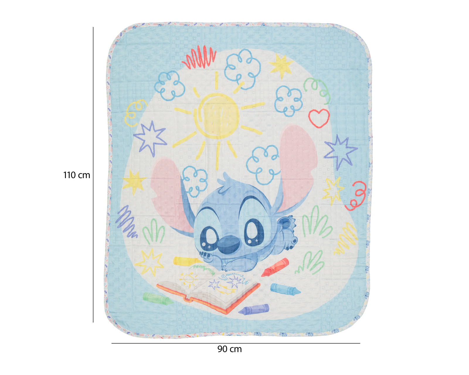 Foto 5 pulgar | Foto 4 | Edredón para Cuna Disney Stitch Multicolor