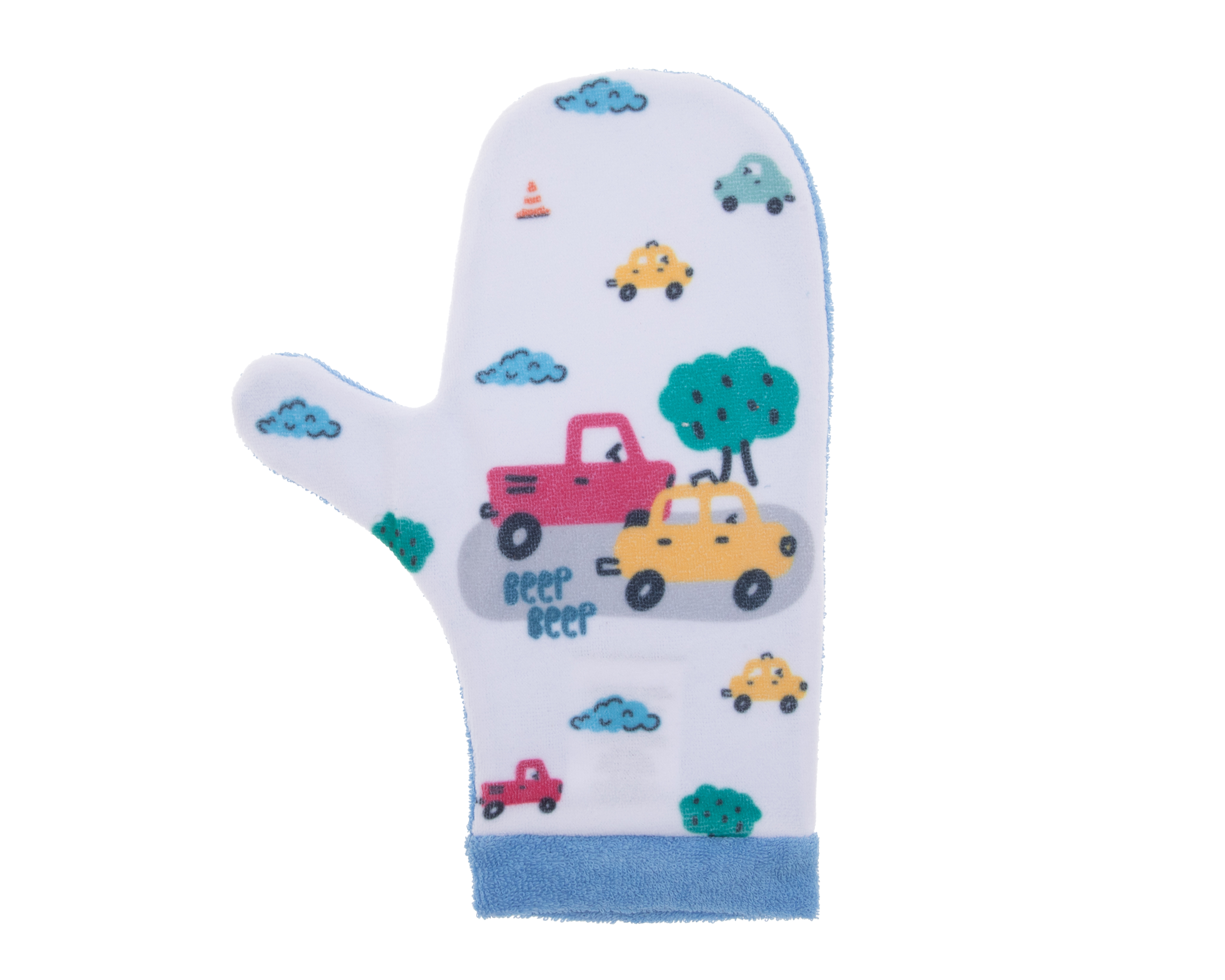 Foto 3 pulgar | Foto 2 | Guante y Esponja de Baño para Bebé Baby Colors 2 Piezas