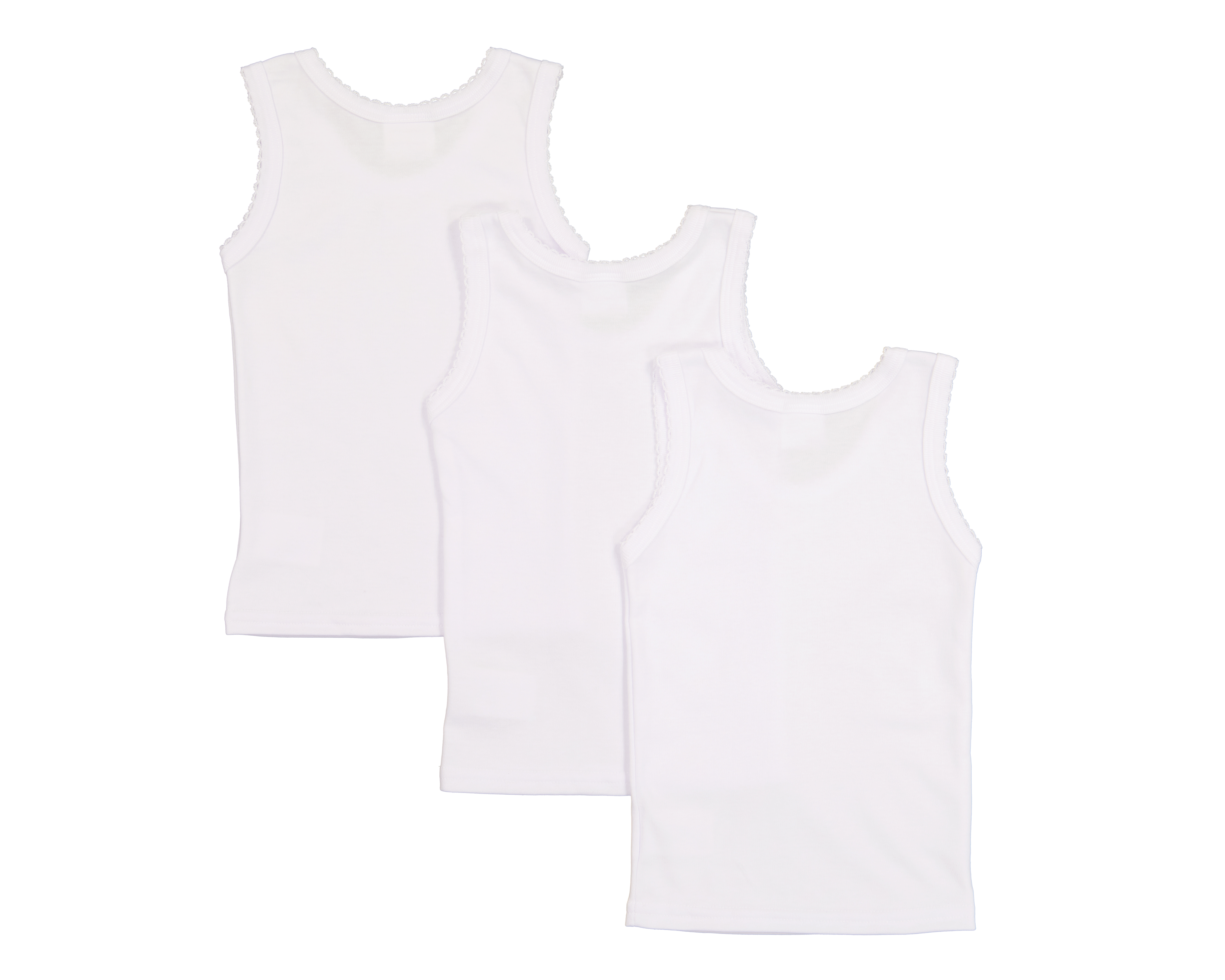 Foto 3 pulgar | Foto 2 | Camiseta Interior Baby Colors para Bebé Niña 3 Piezas