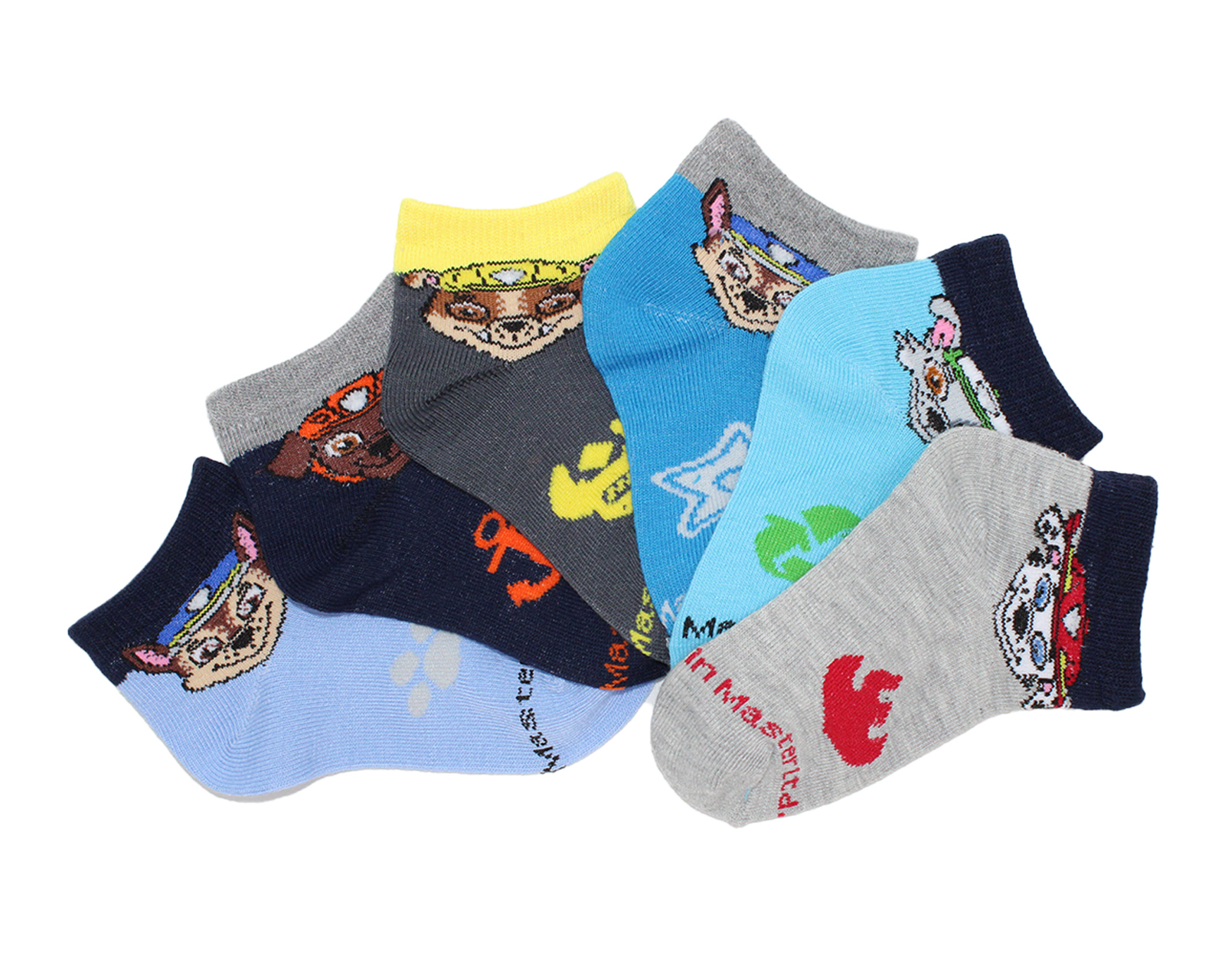 Foto 5 pulgar | Foto 4 | Calcetines para Bebé Niño Paw Patrol 6 Pares