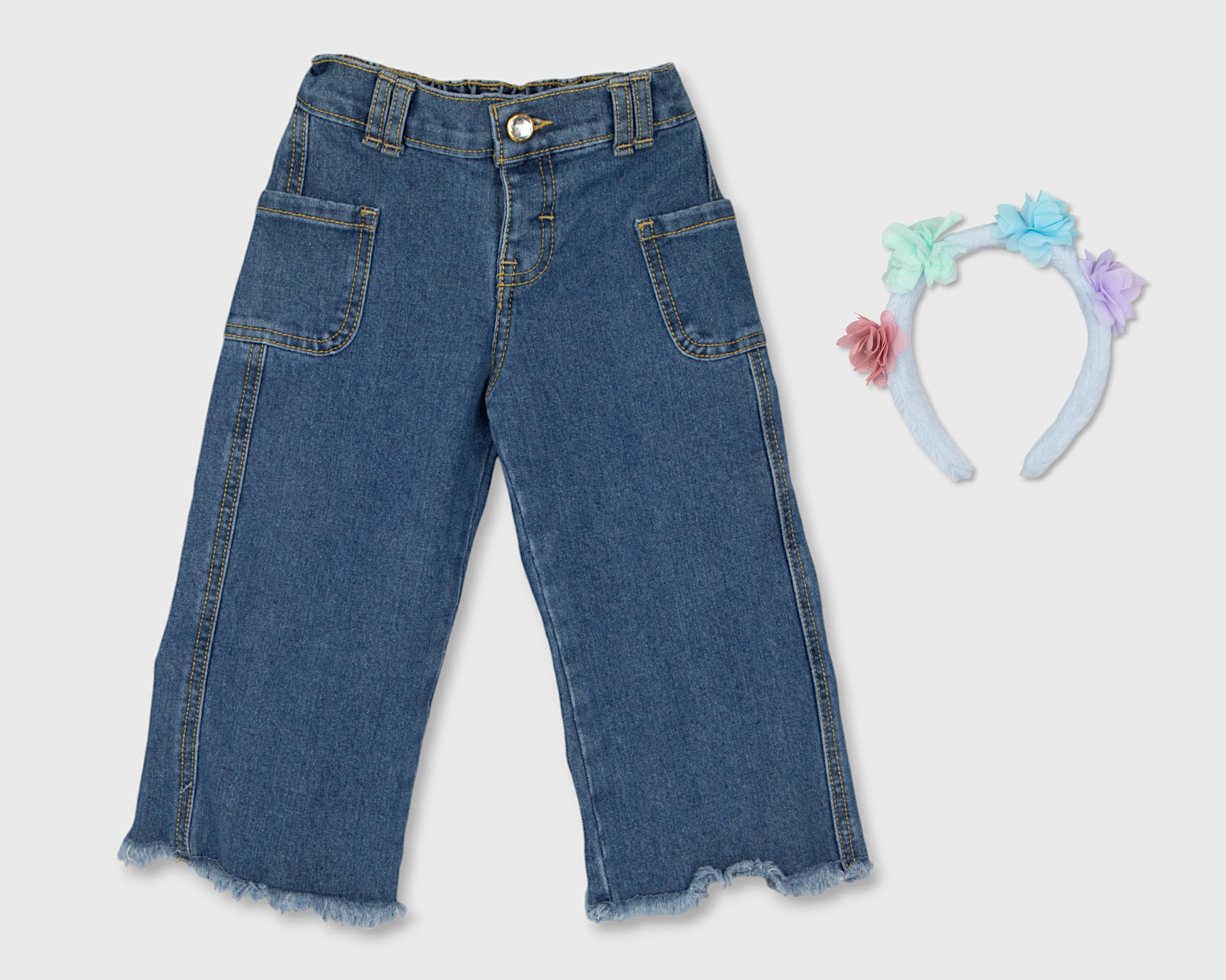 Pantalón para Bebé Baby Colors con Diadema