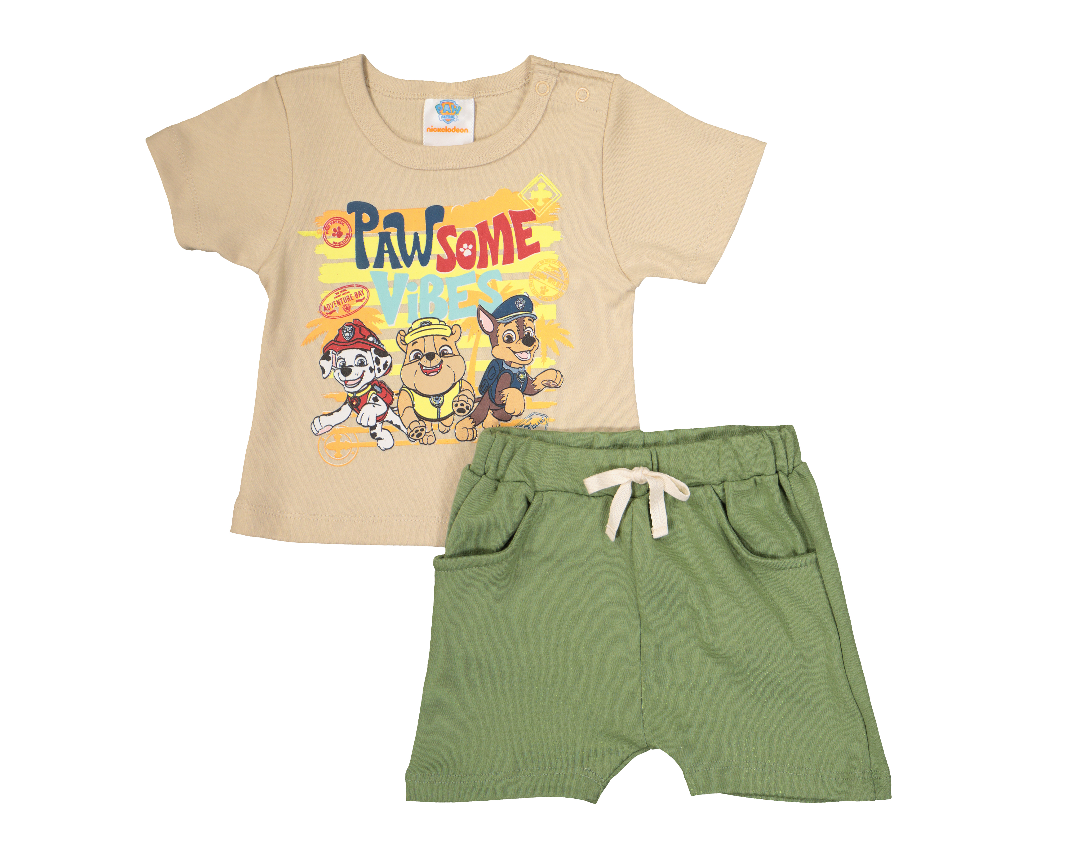 Foto 2 pulgar | Foto 1 | Conjunto de Bebé Paw Patrol Estampado 2 Piezas