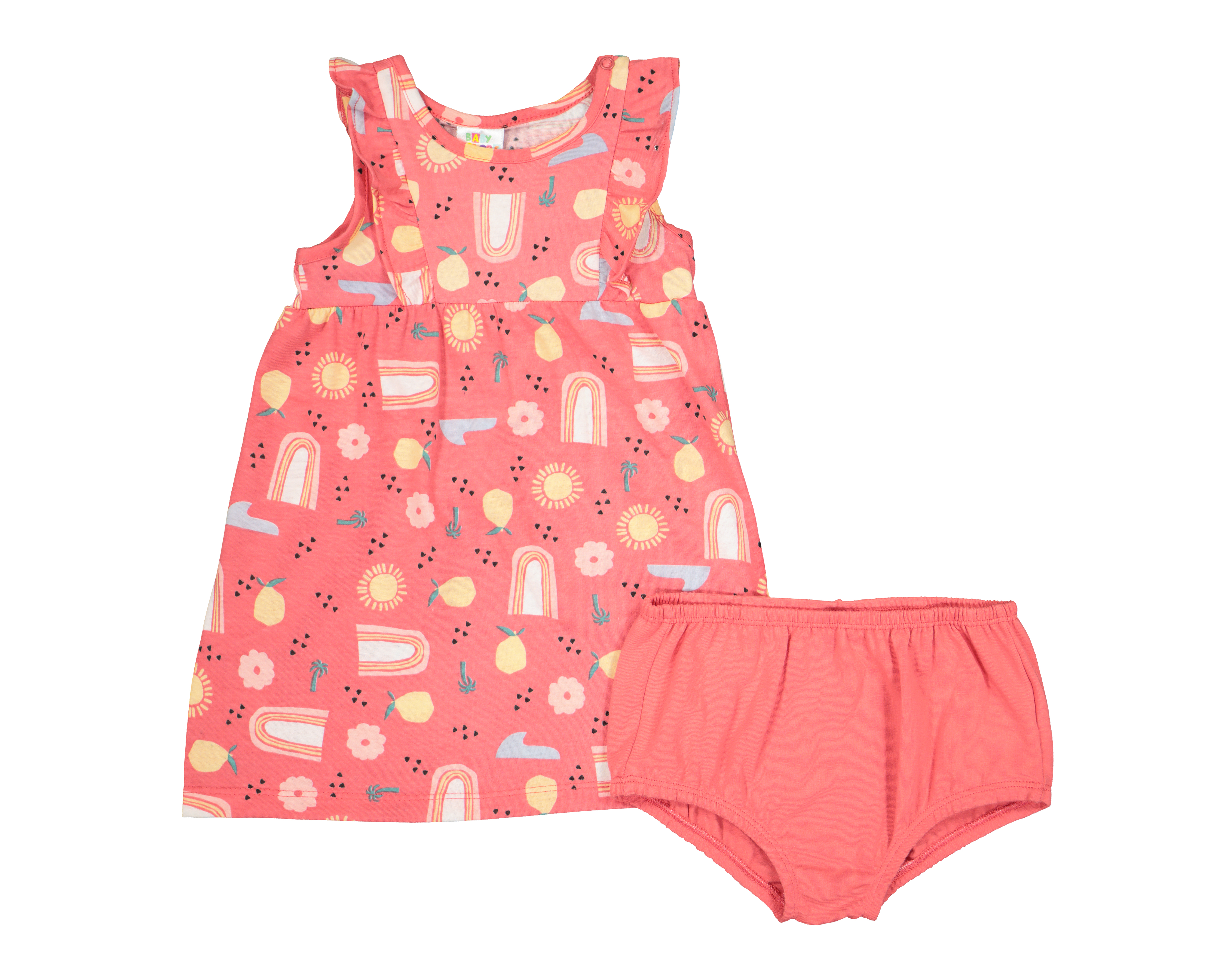 Foto 2 pulgar | Foto 1 | Vestido Baby Colors para Bebé Niña