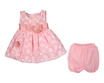 Foto 1 | Foto 1 | Vestido para Bebé Baby Colors Estampado 3 Piezas