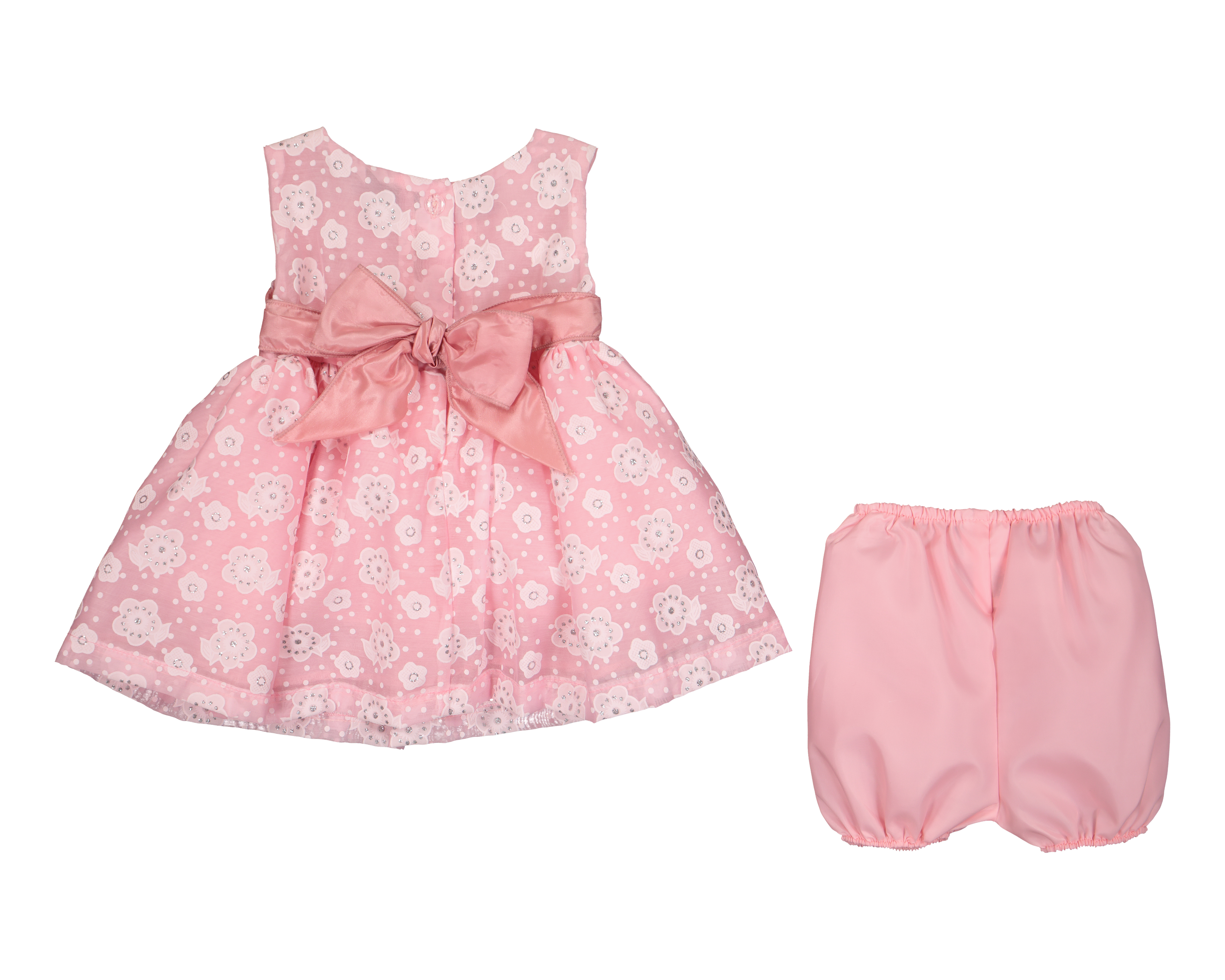 Foto 3 pulgar | Foto 2 | Vestido para Bebé Baby Colors Estampado 3 Piezas