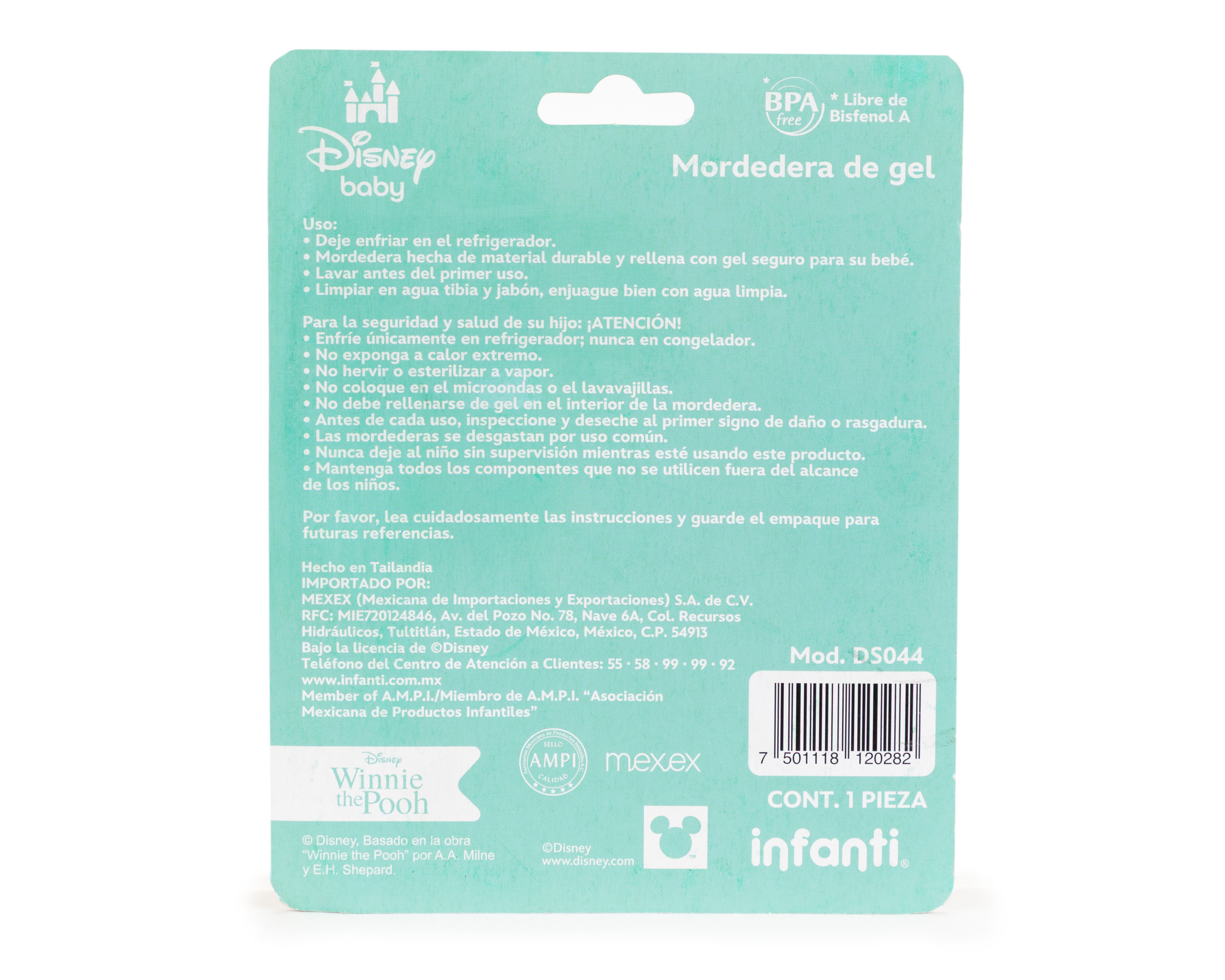 Foto 3 pulgar | Foto 2 | Mordedera Disney Winnie Pooh