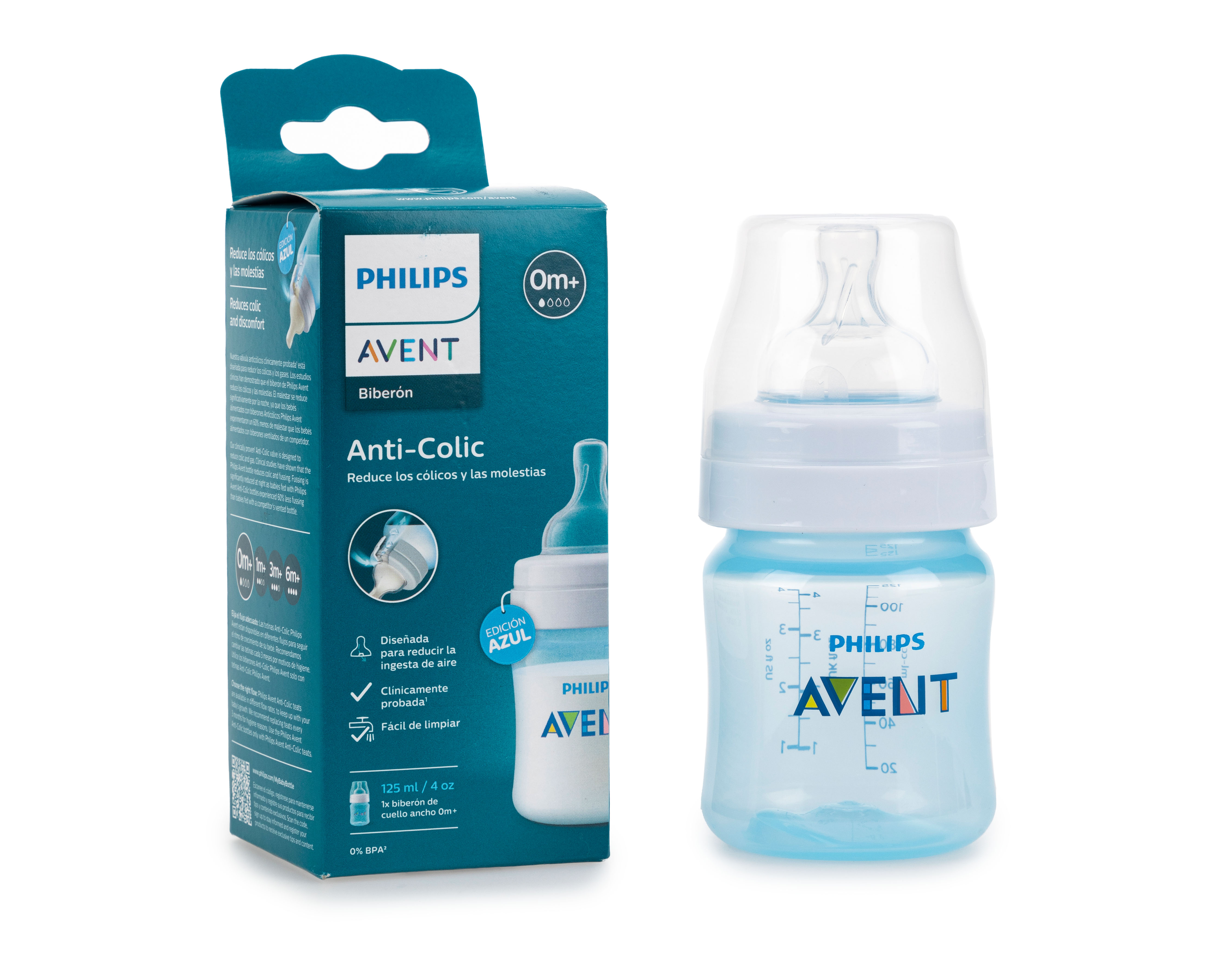 Foto 4 pulgar | Foto 3 | Biberón Philips Avent Anti-Colic 4 oz