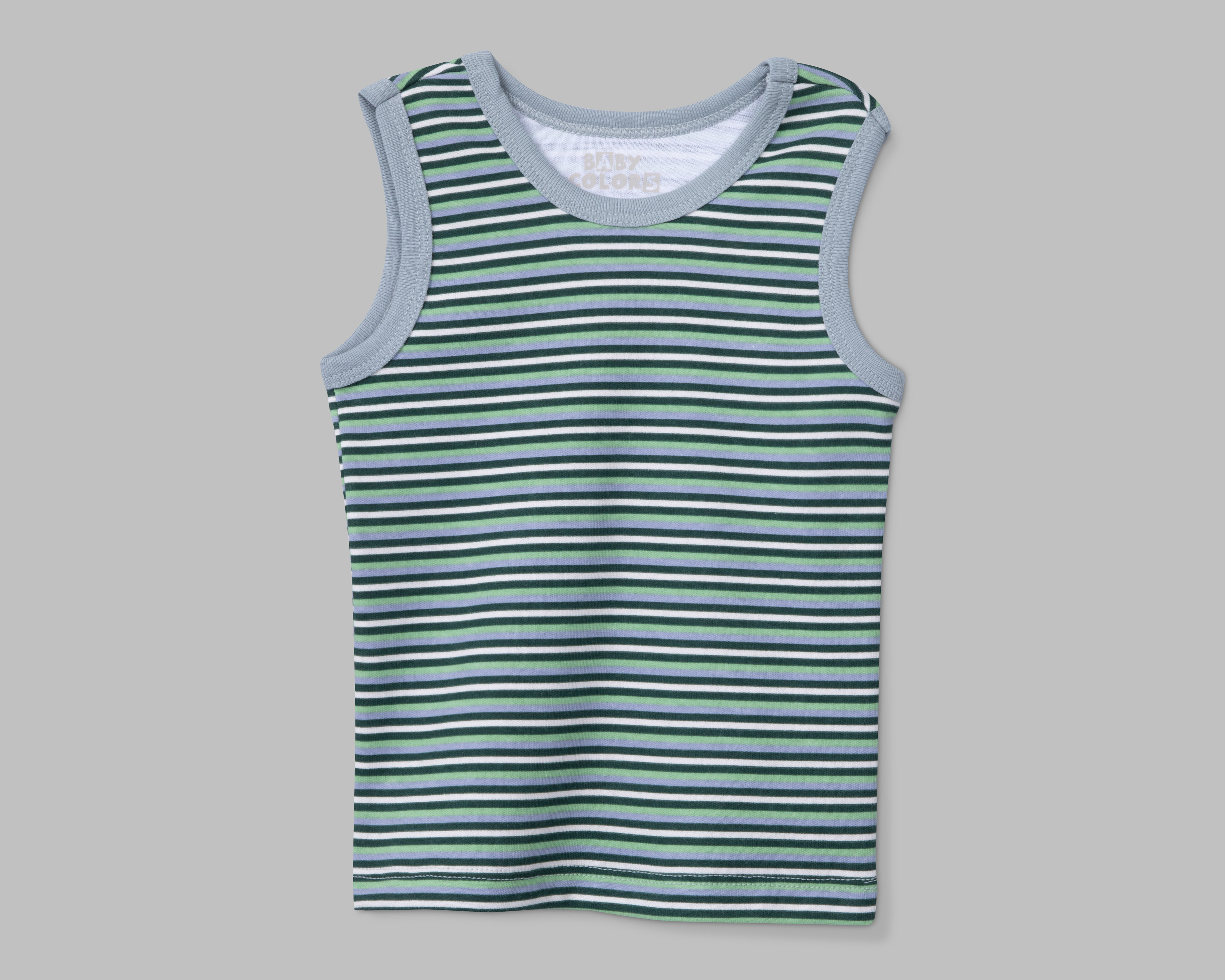 Foto 6 pulgar | Foto 5 | Camiseta Interior Baby Colors para Bebé Niño 3 Piezas