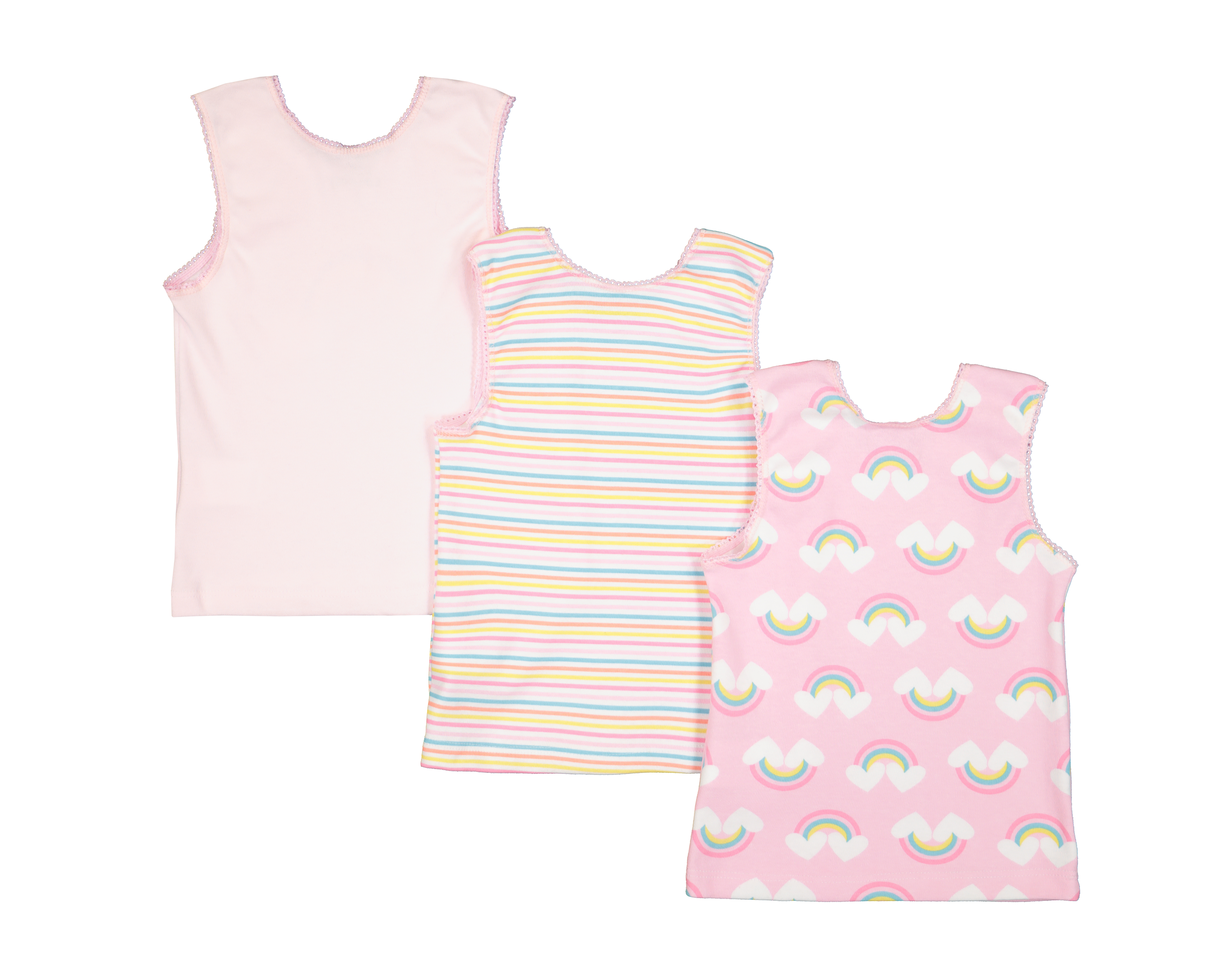 Foto 2 | Foto 2 | Camiseta Interior Baby Colors para Bebé Niña 3 Piezas