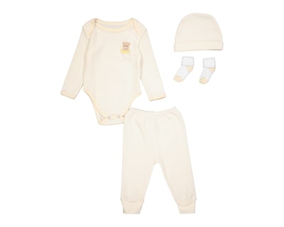 Foto 1 | Foto 1 | Conjunto para Bebé Niño Baby Colors 4 Piezas
