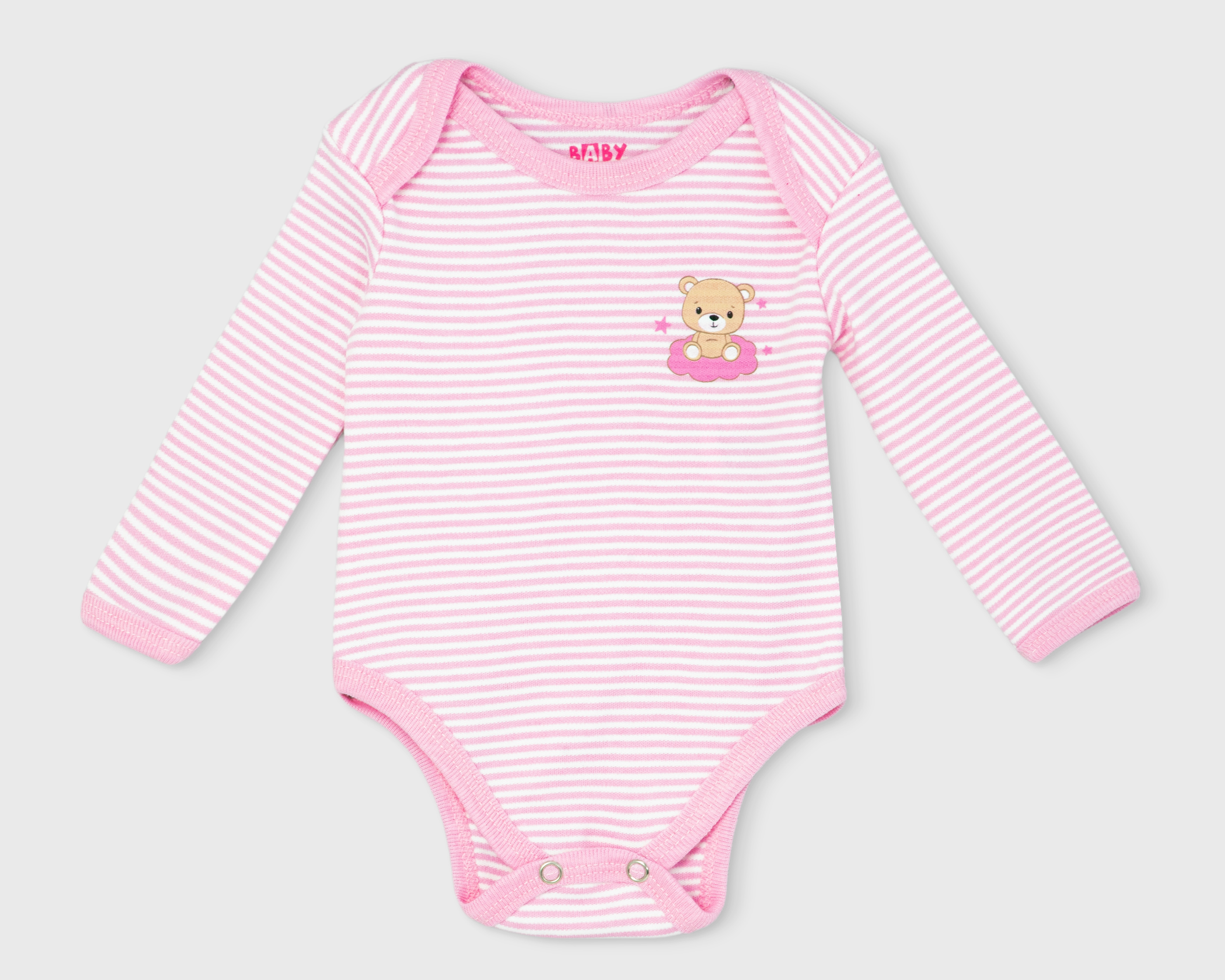 Foto 4 pulgar | Foto 3 | Conjunto de Bebé Niña Baby Colors Rosa 4 Piezas